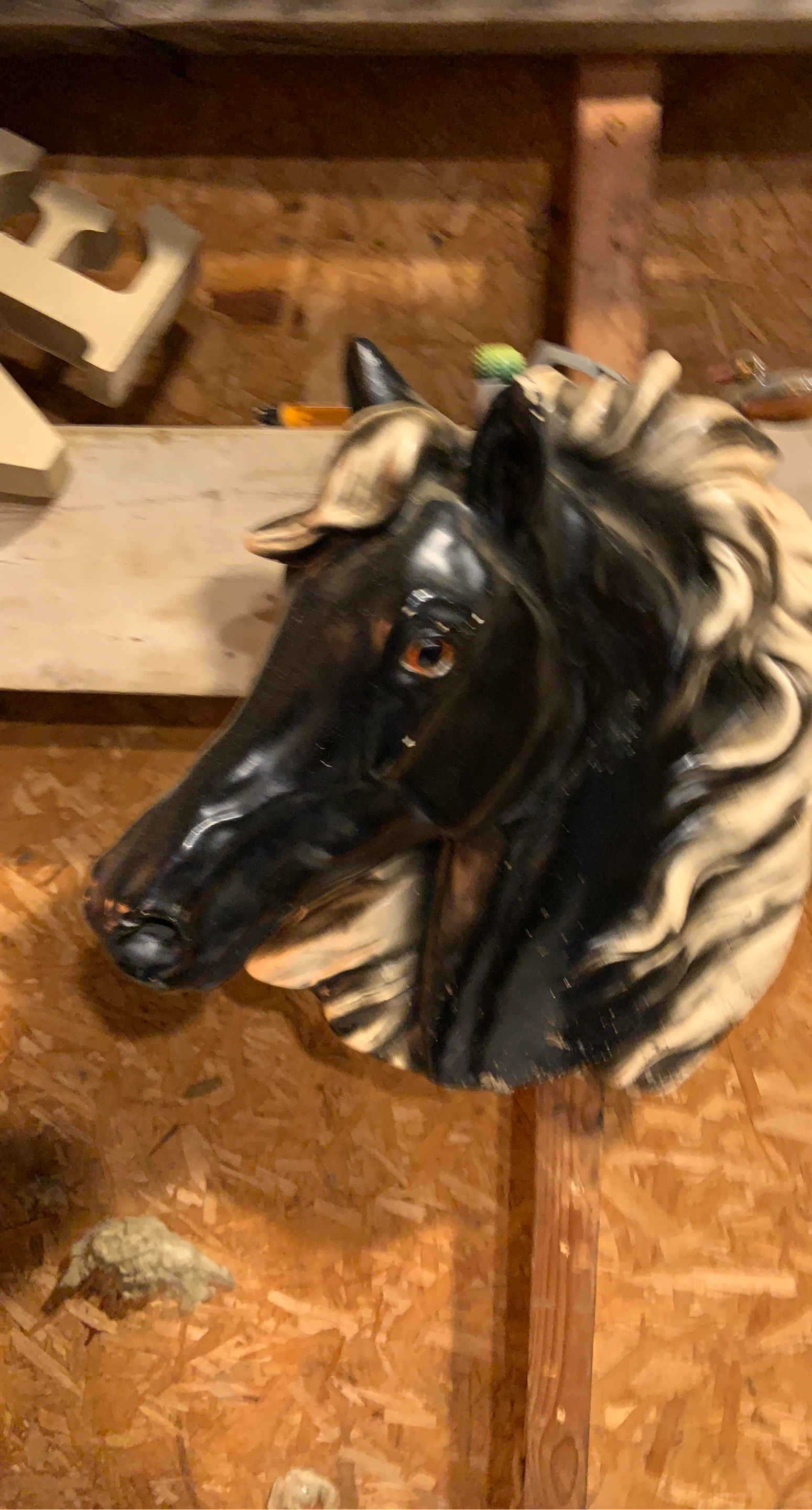 Vintage Horse Head Wall Decor