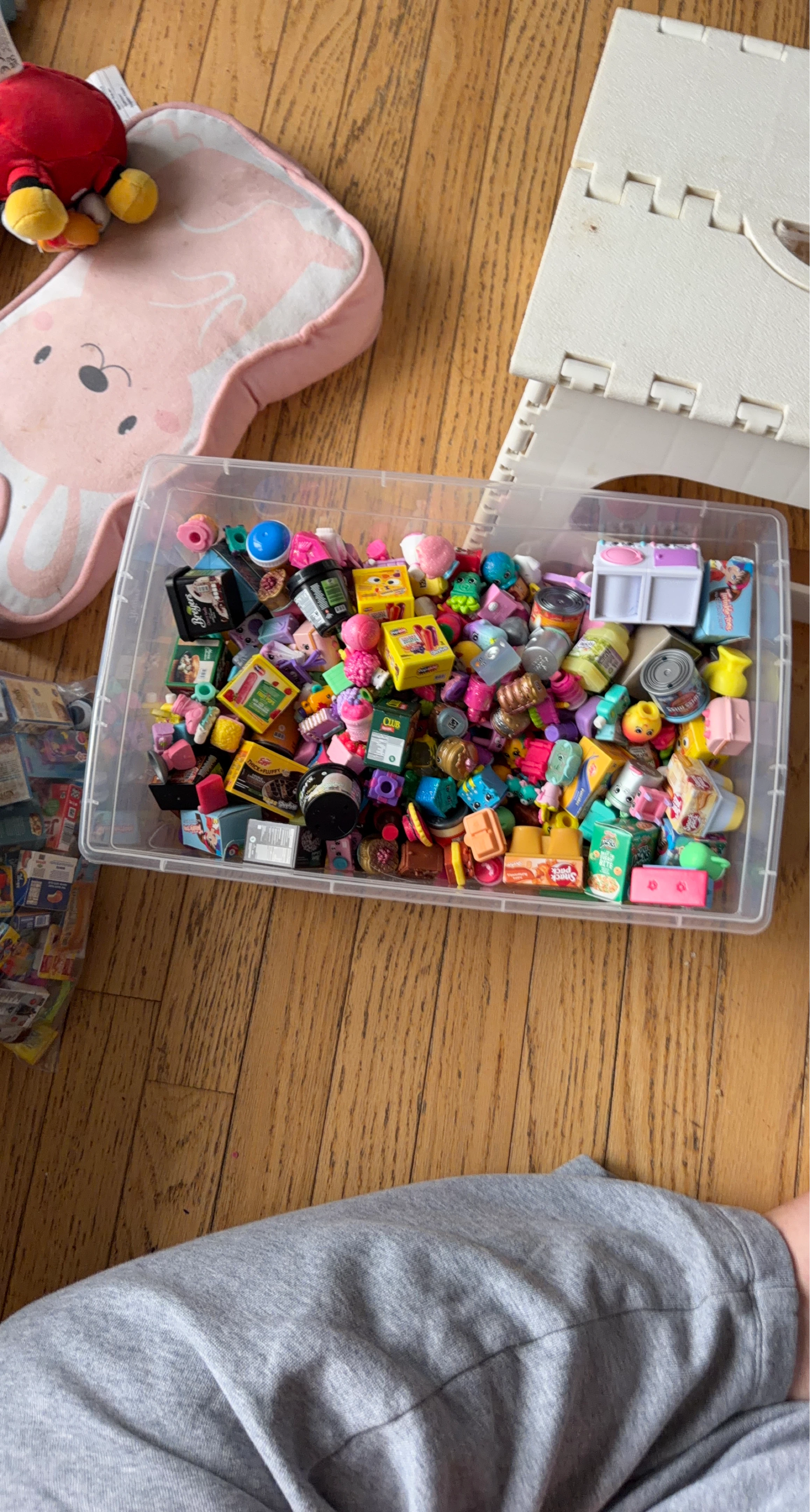 Bin of Miniatures Toys