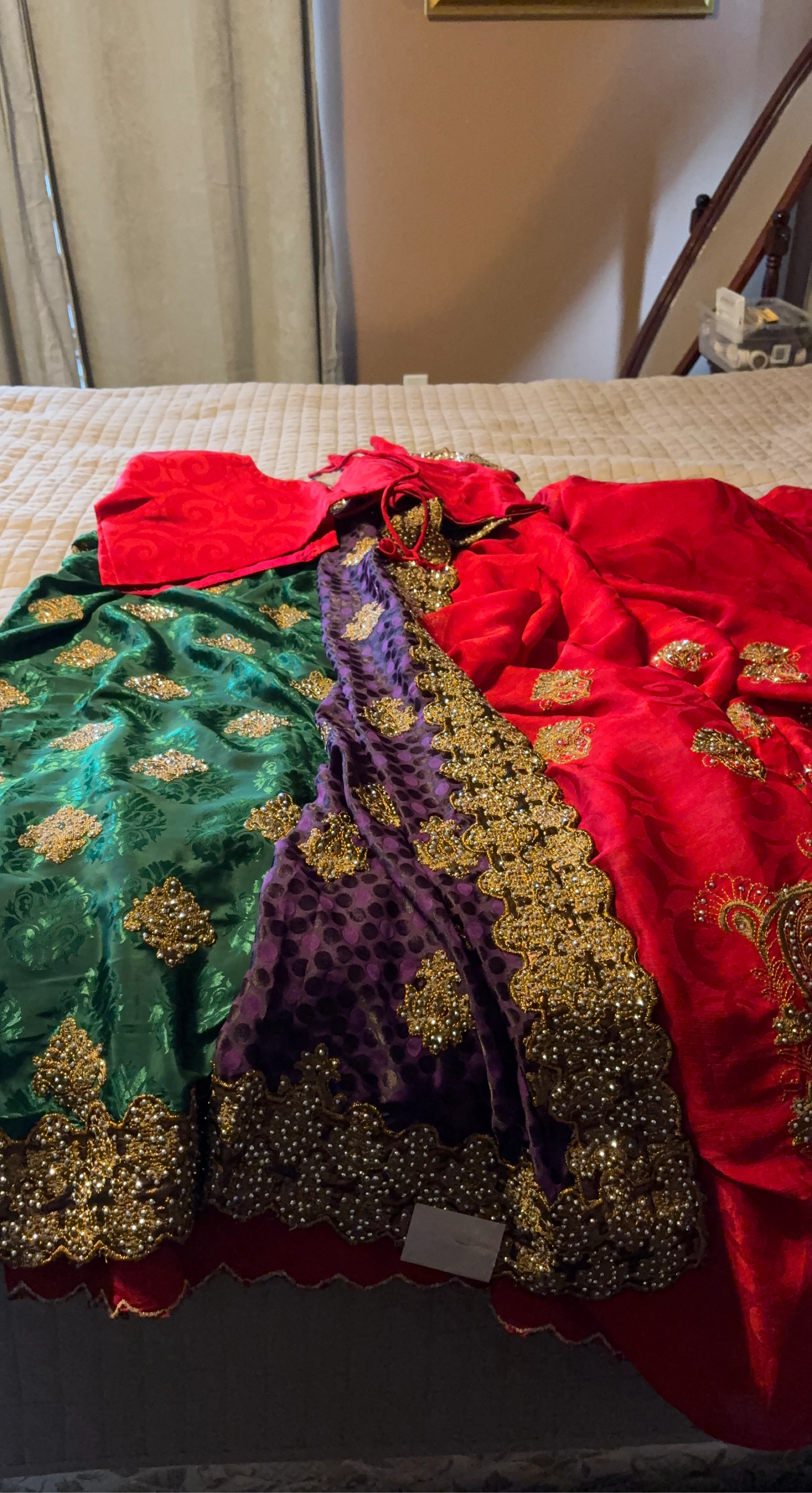 Women's Embroidered Saree with Blouse