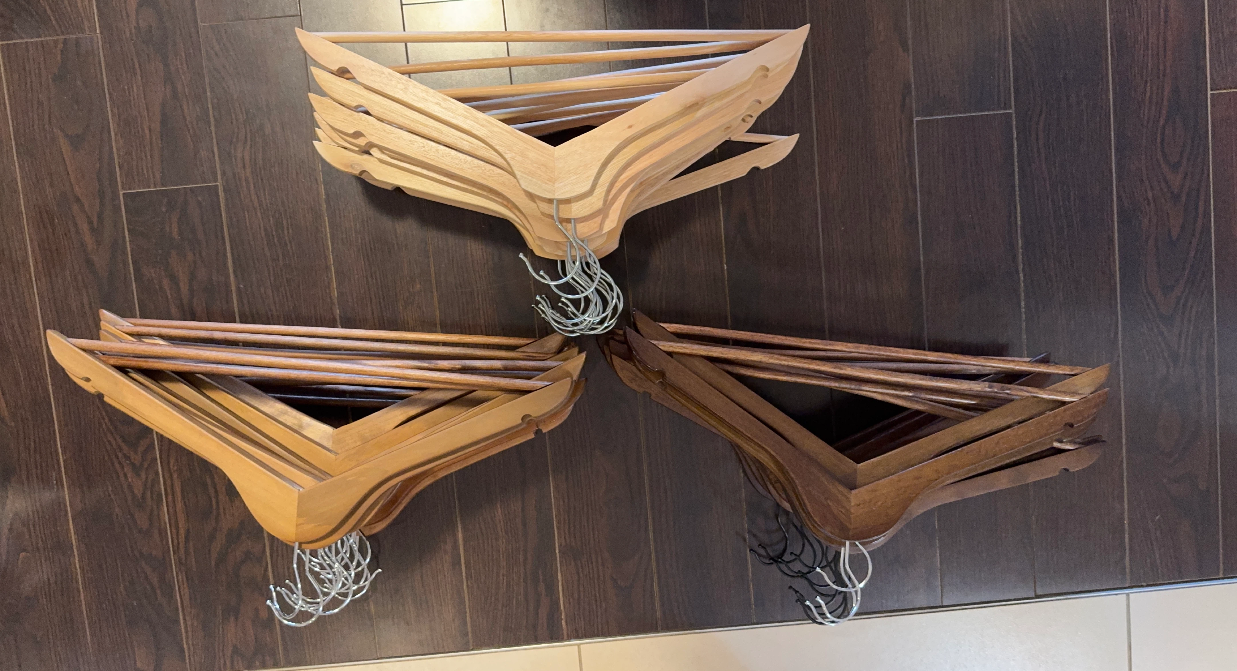 Wooden Hangers-20pcs