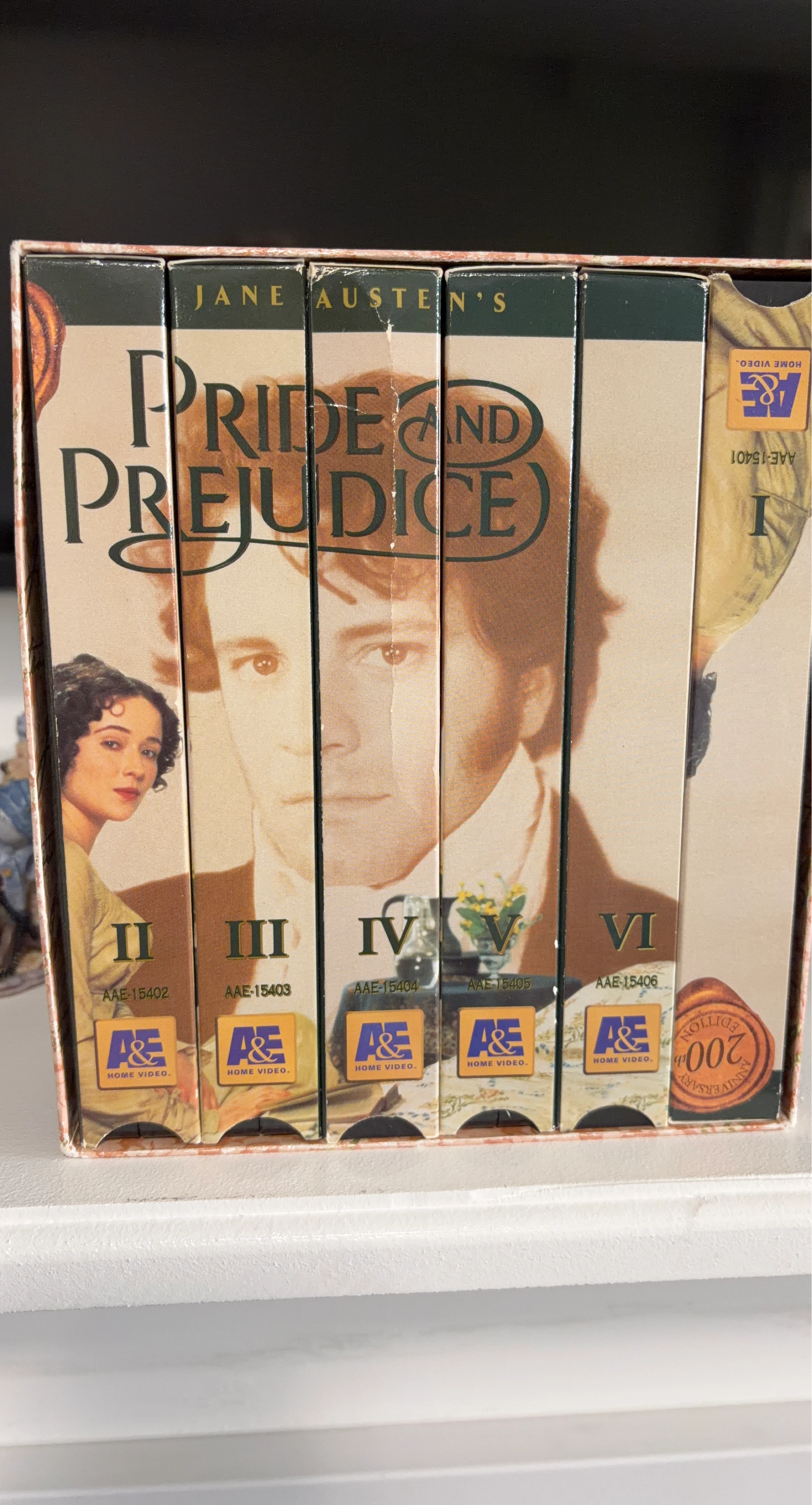 Jane Austen's Pride and Prejudice VHS Box Set