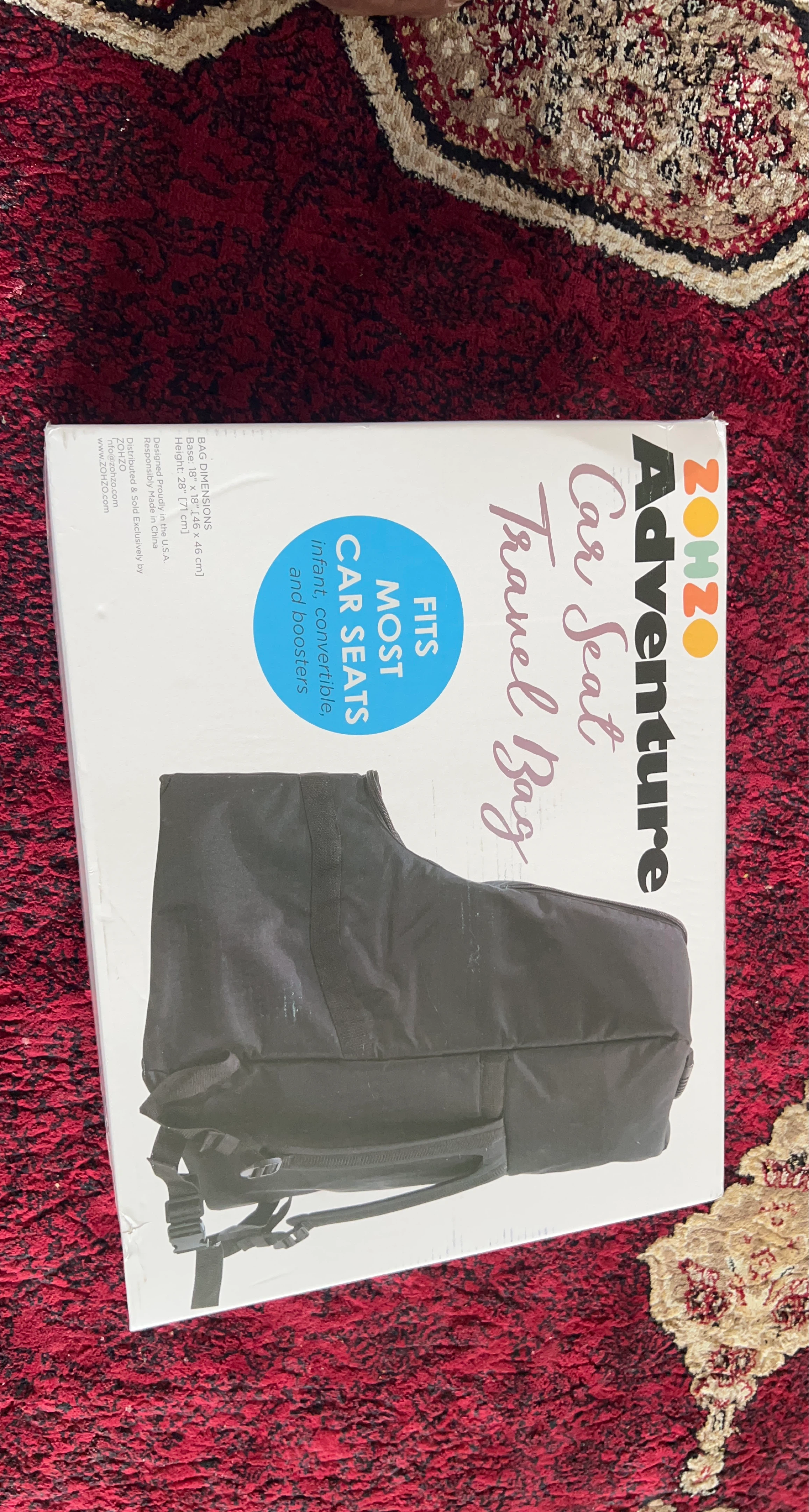 ZOHZO Adventure Car Seat Travel Backpack Bag