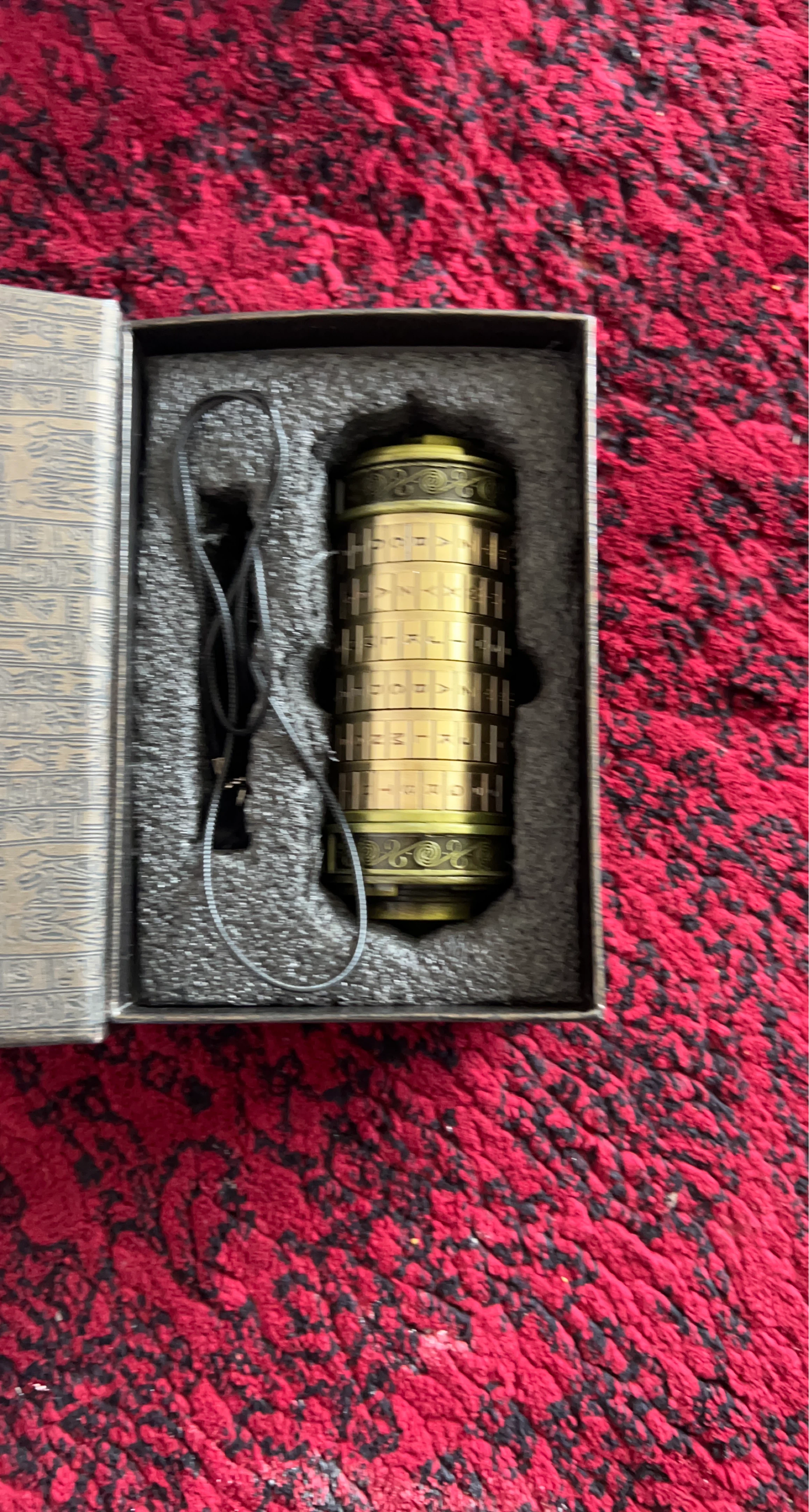 Gold Combination Lock Case