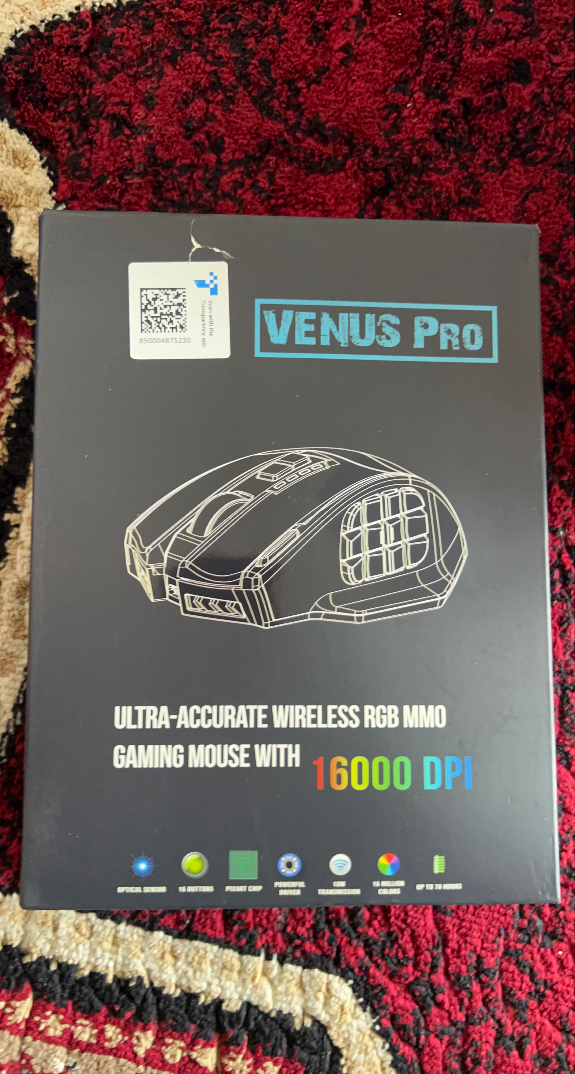 Venus Pro Ultra-Accurate Wireless RGB Gaming Mouse
