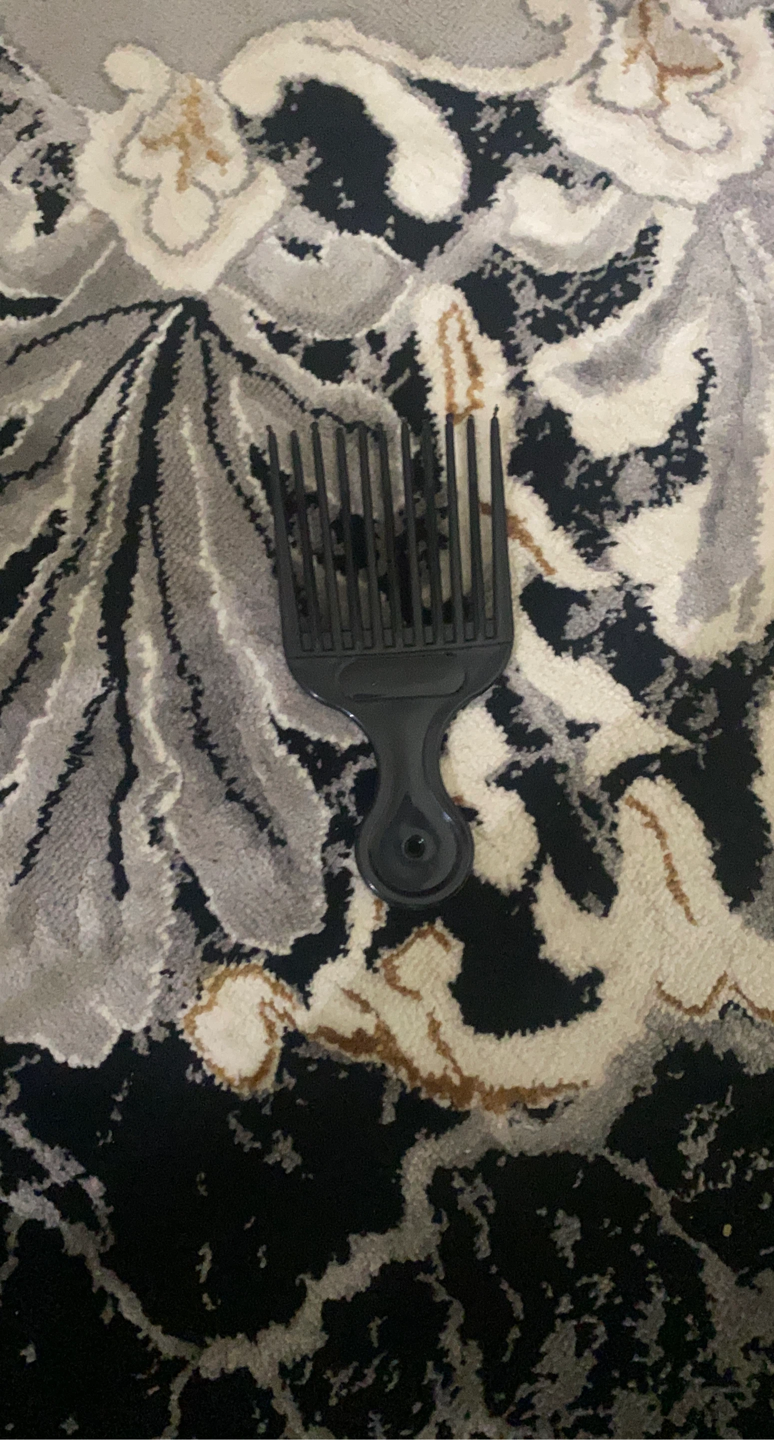Black Hair Pick Comb