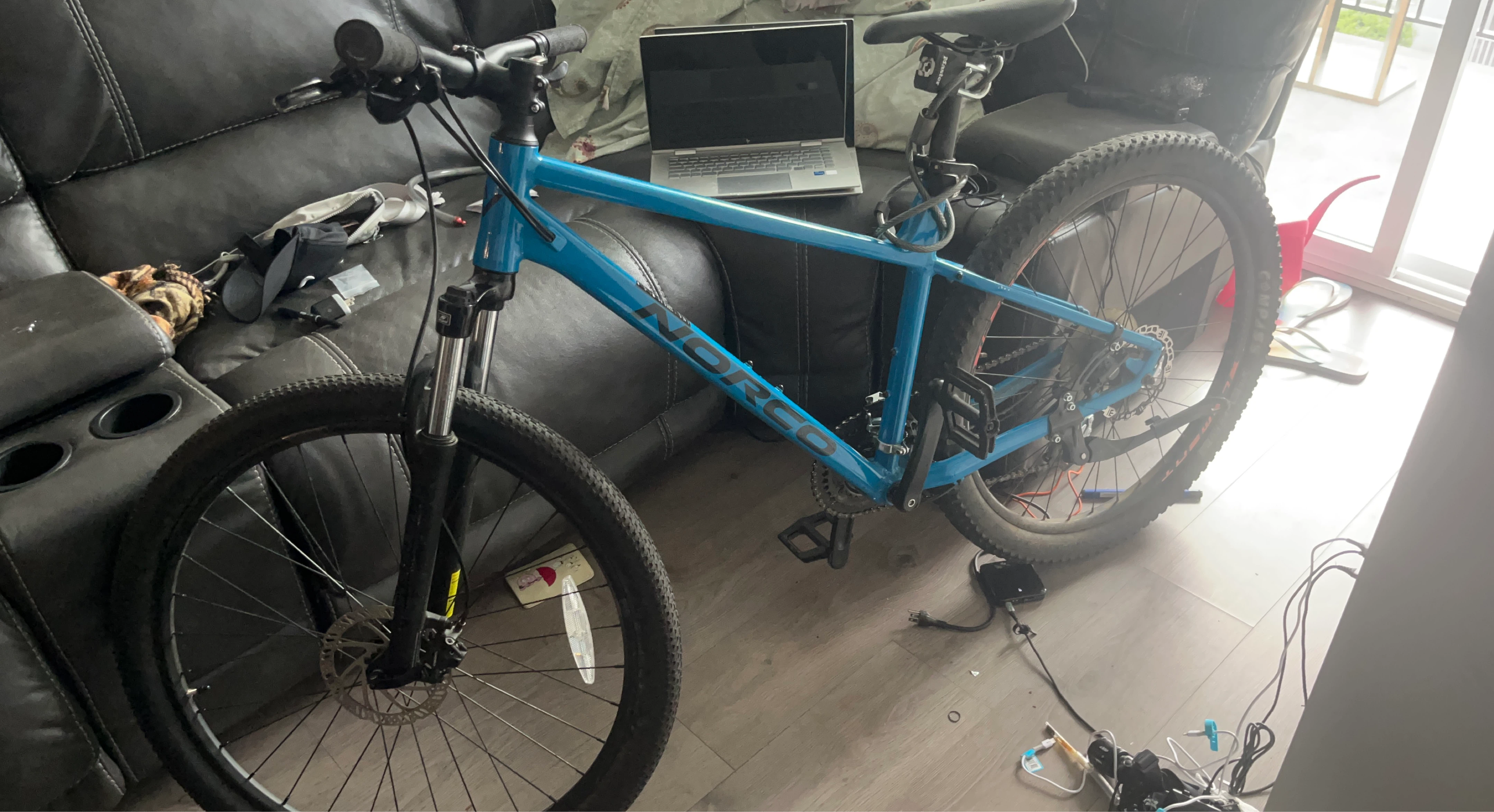 Blue Norco Mountain Bike