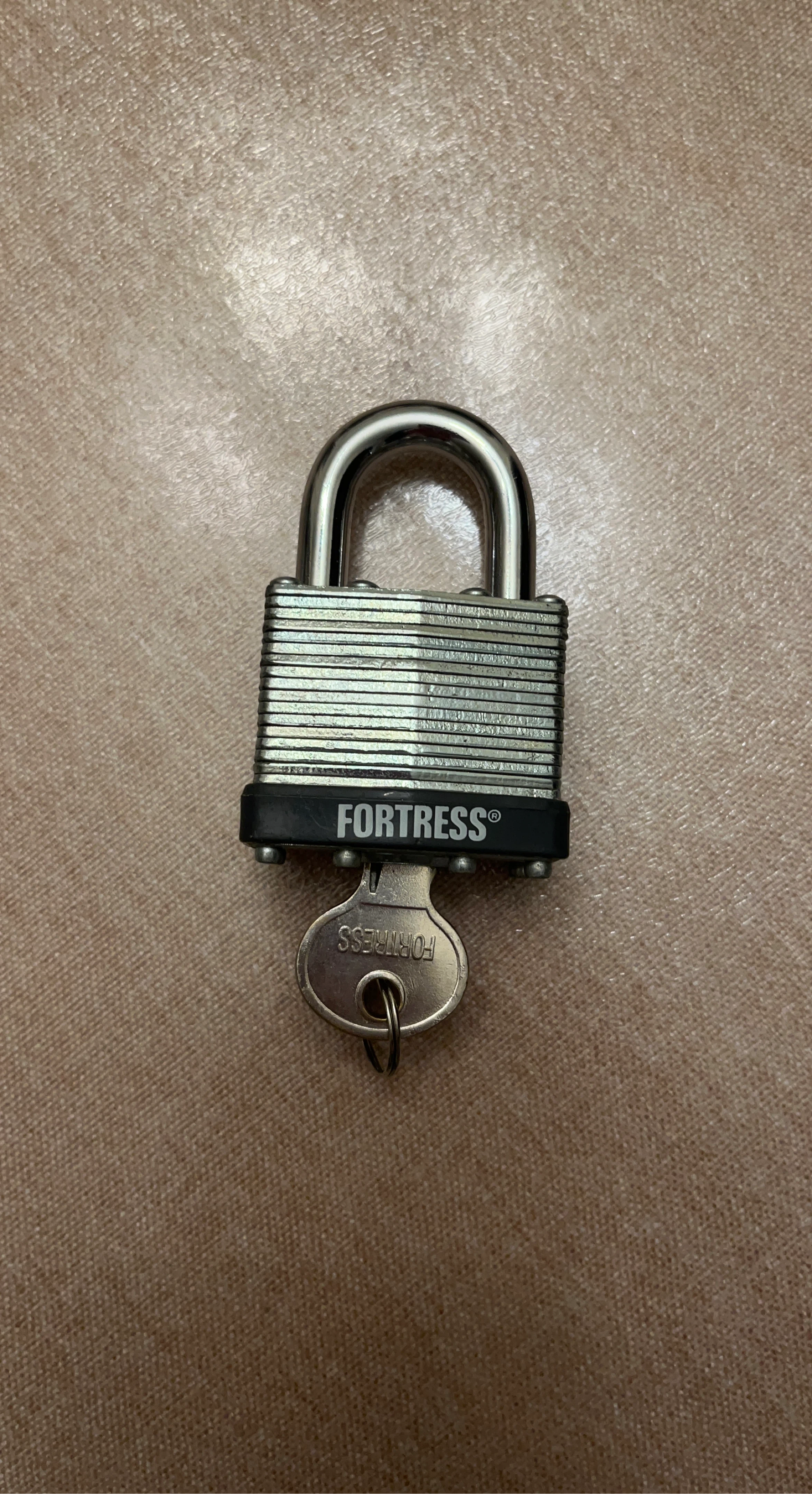 Fortress Padlock with Key