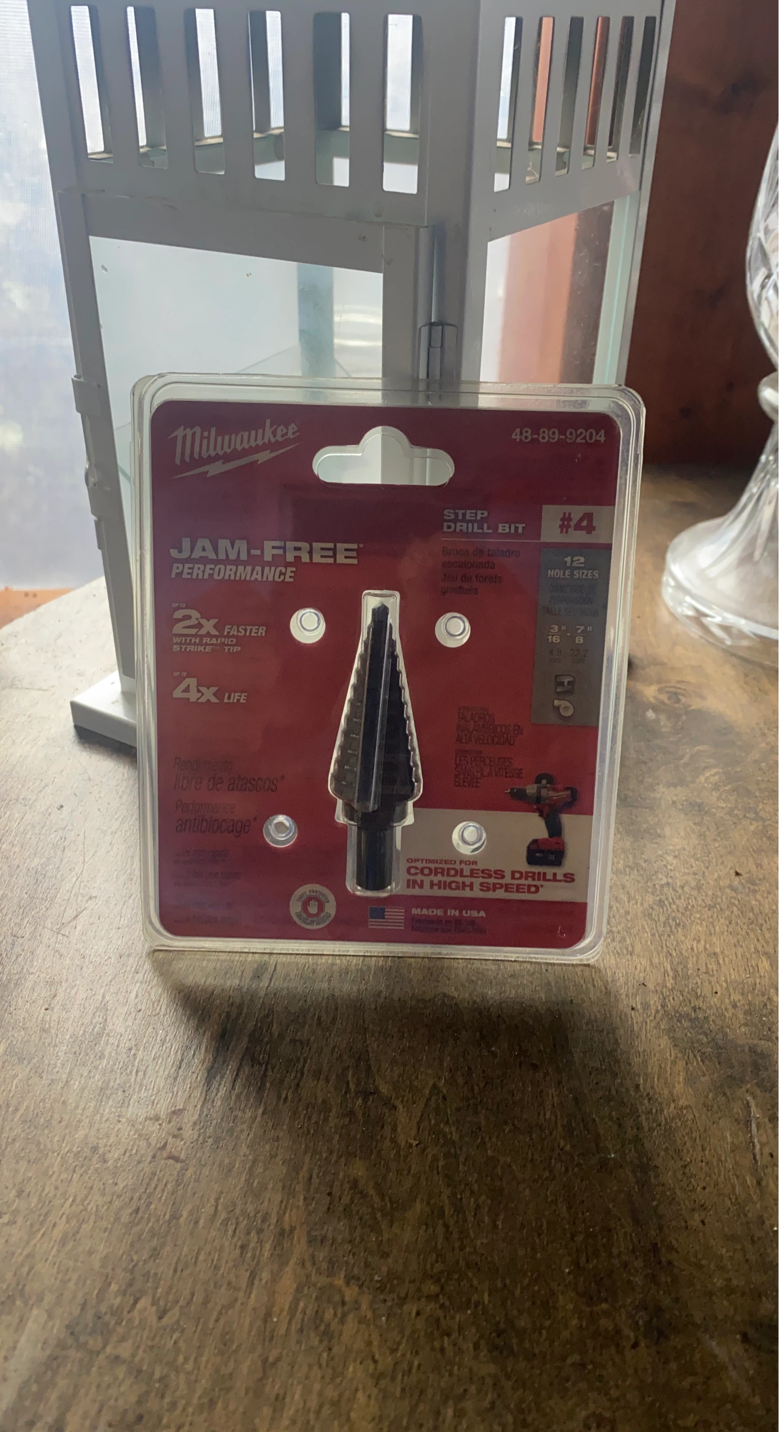 Milwaukee #4 Step Drill Bit 48-89-9204