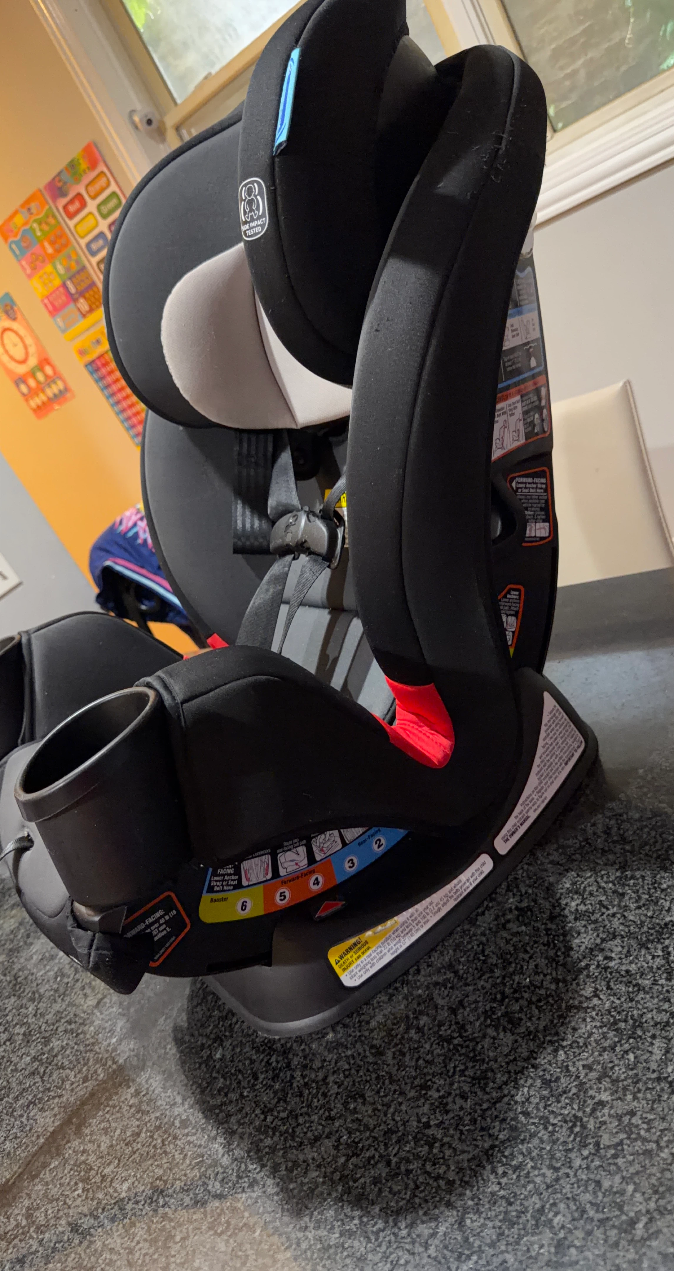 Graco Triride Convertible Car Seat - Black