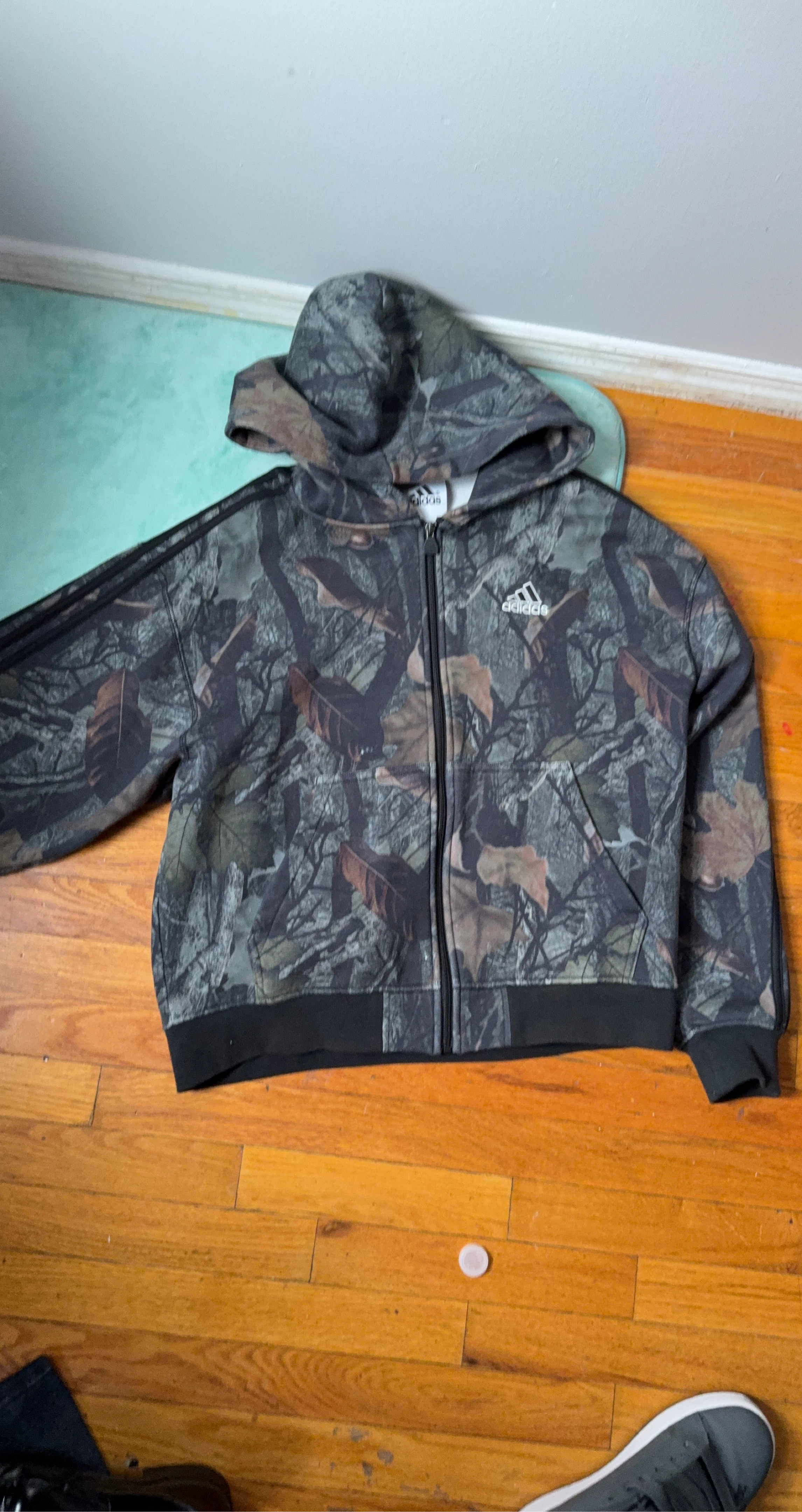Adidas Camo Full Zip Hoodie