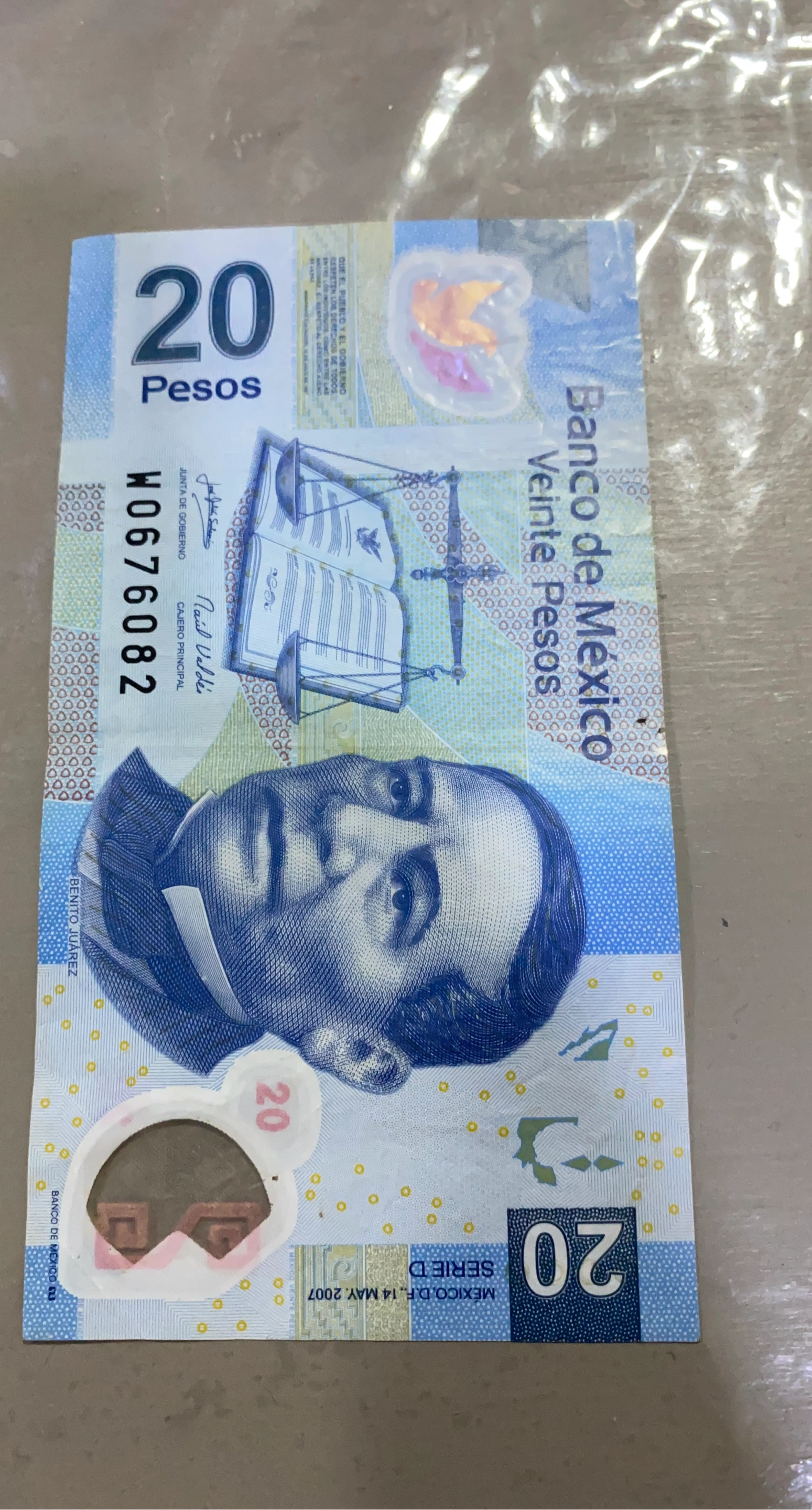 Mexico 20 Pesos Banknote