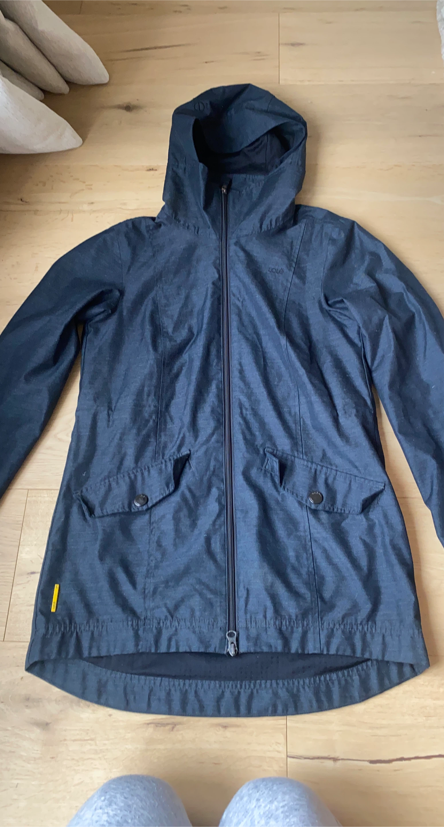 XS Lole Women's Hooded Rain Jacket