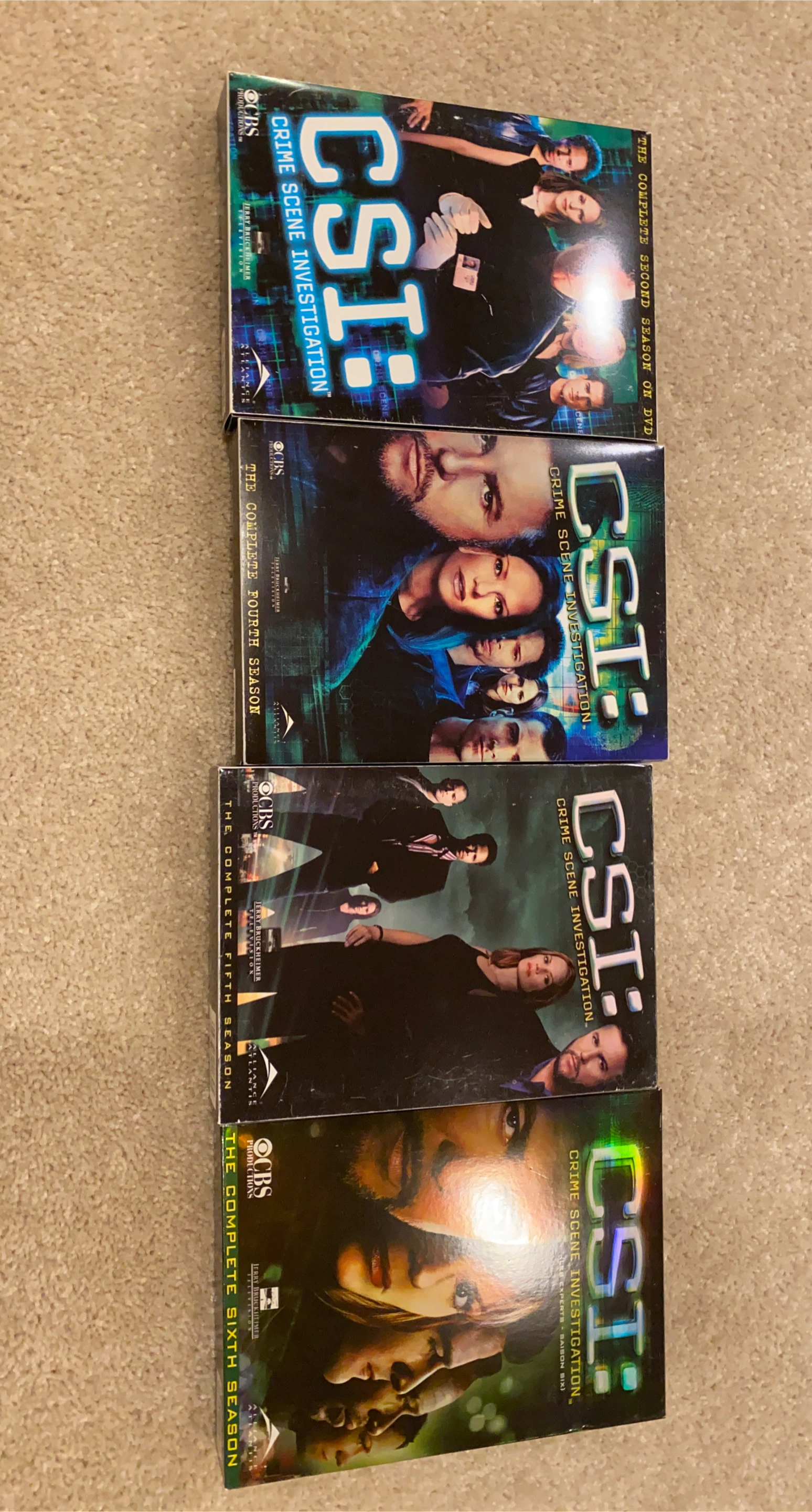 CSI Vegas Seasons 2, 4, 5, & 6 DVD Box Sets