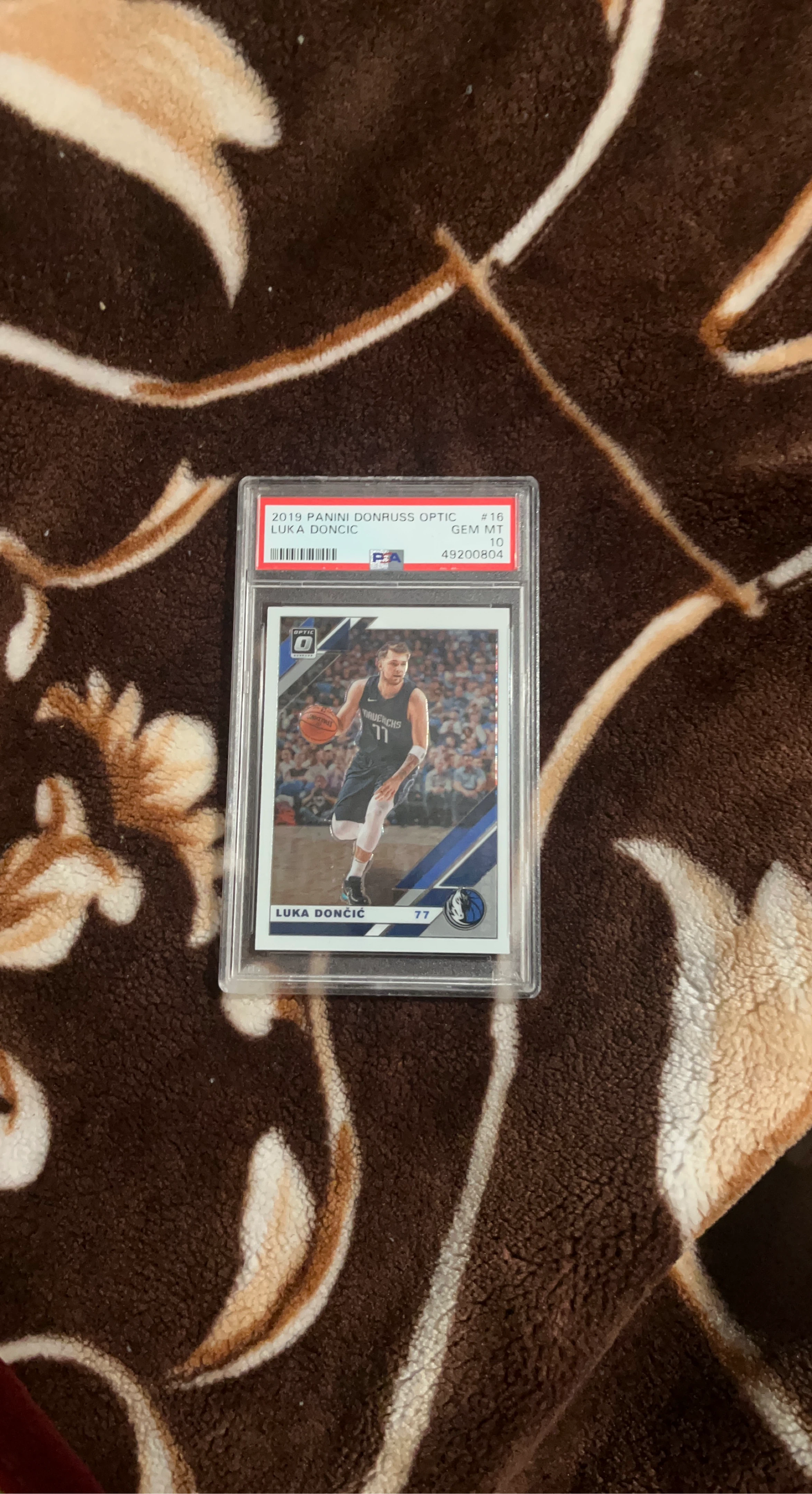 2019 Panini Donruss Optic Luka Doncic PSA 10 Basketball Card