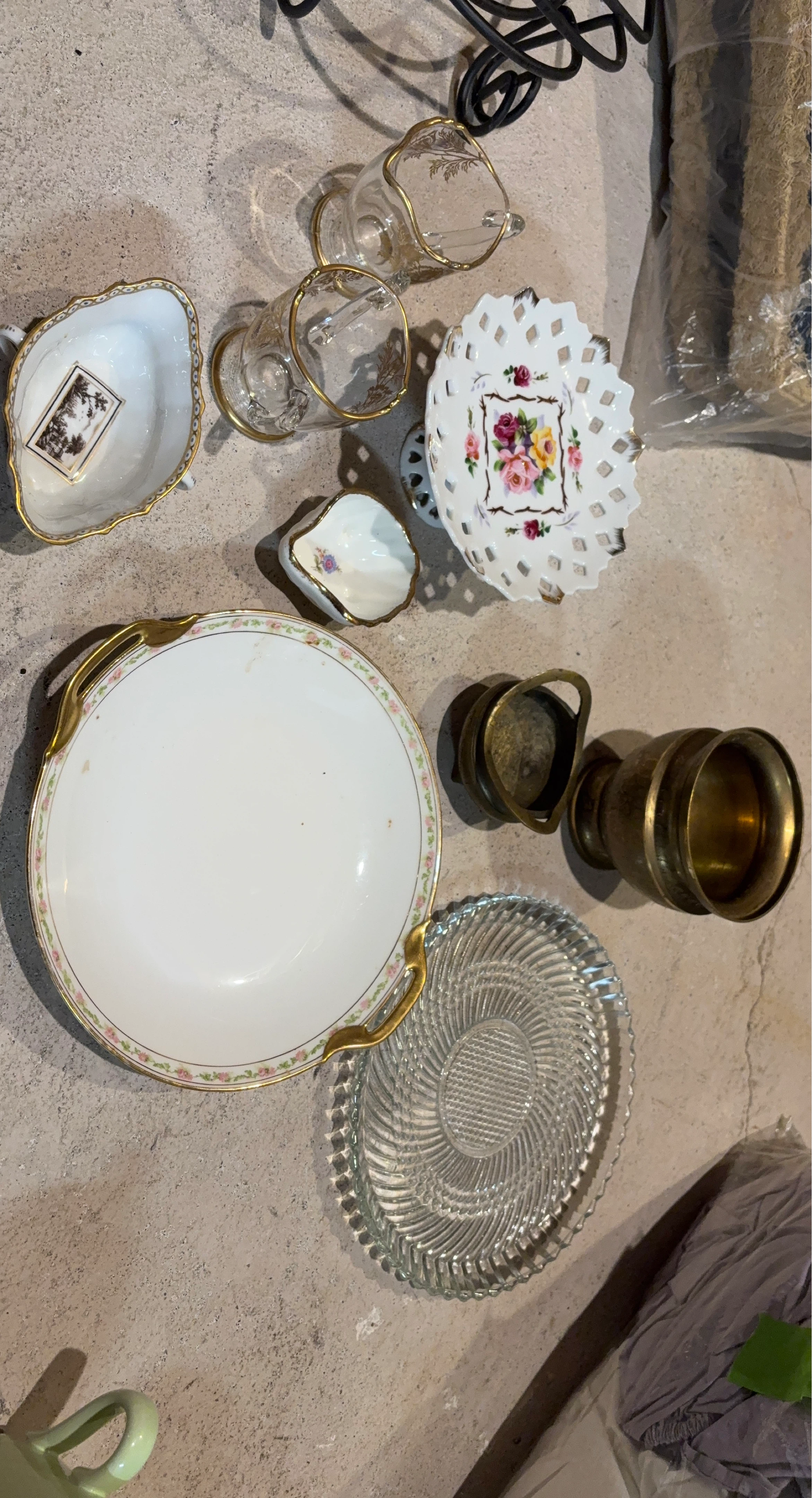 Assorted Vintage Tableware