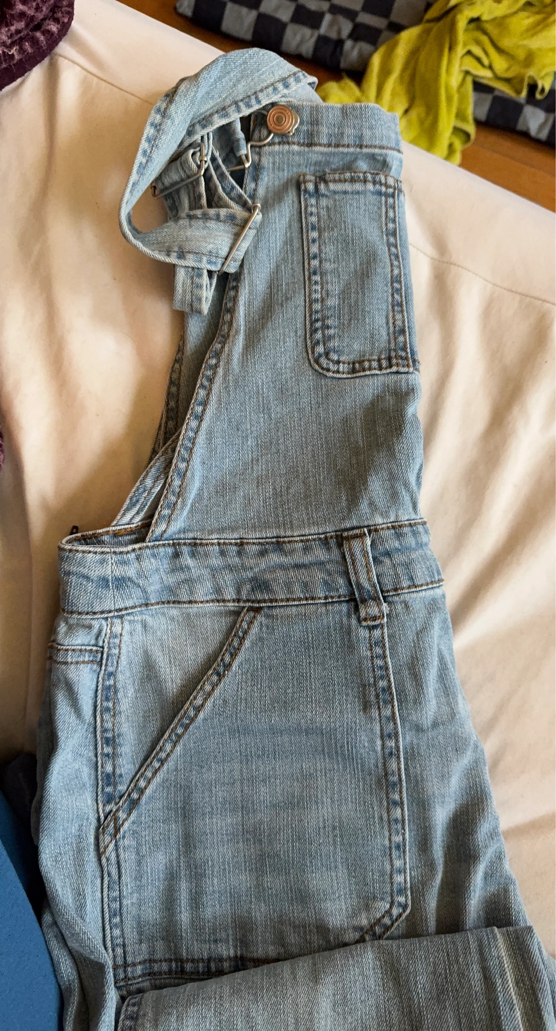 Light Wash Denim Overalls