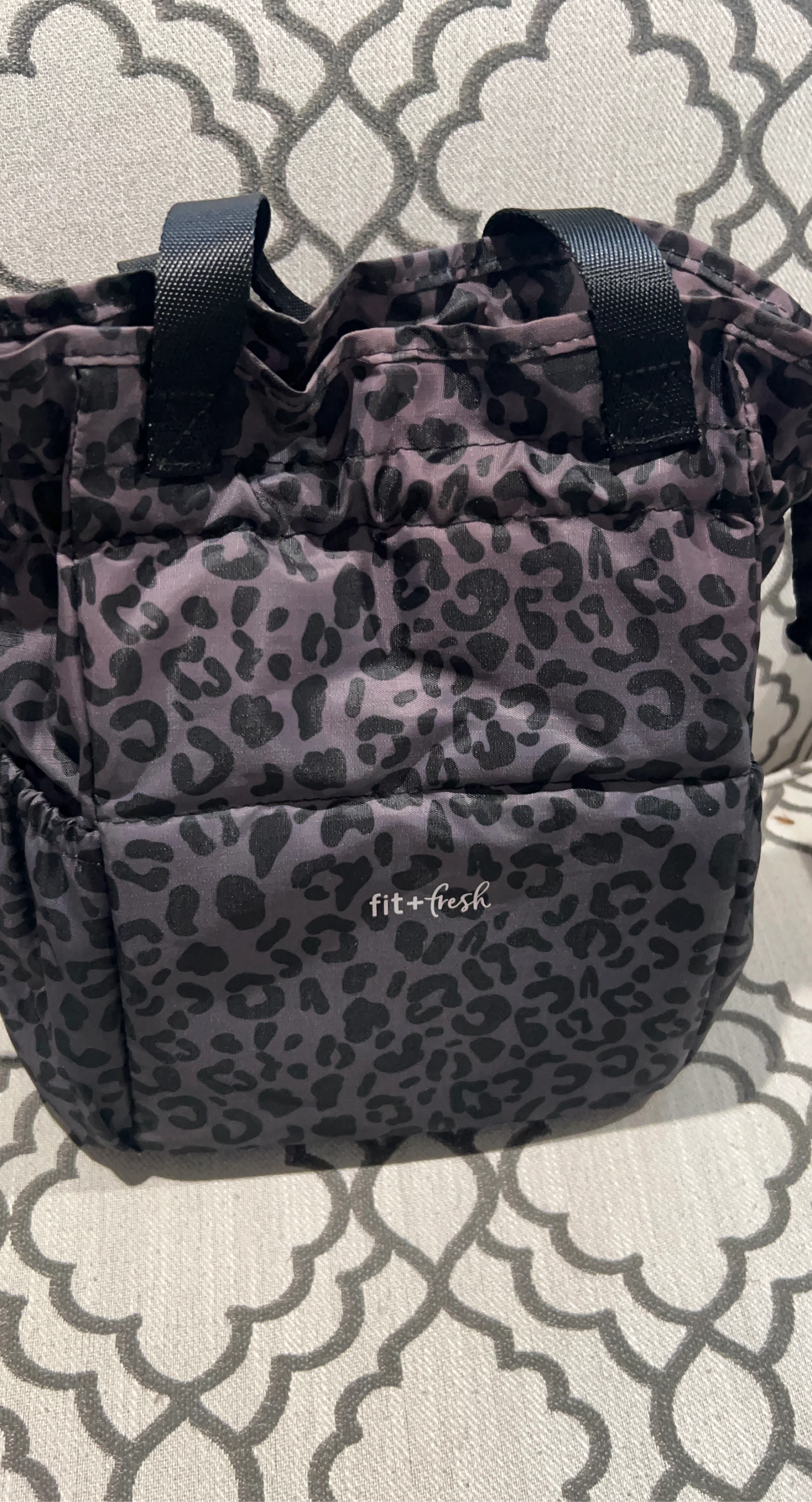 Fit + Fresh Leopard Print Lunch Bag