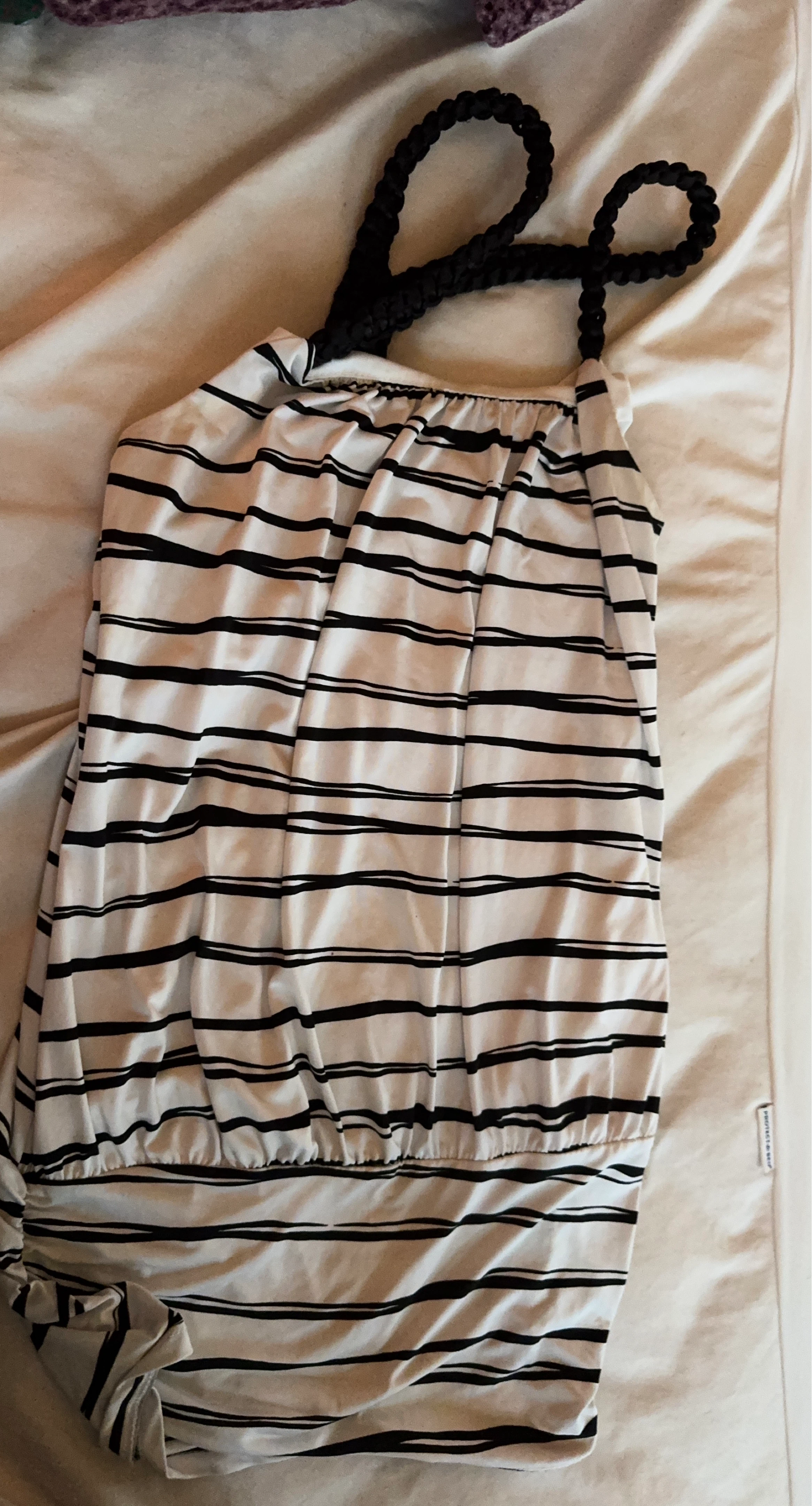 Striped Tank Top with Braided Straps