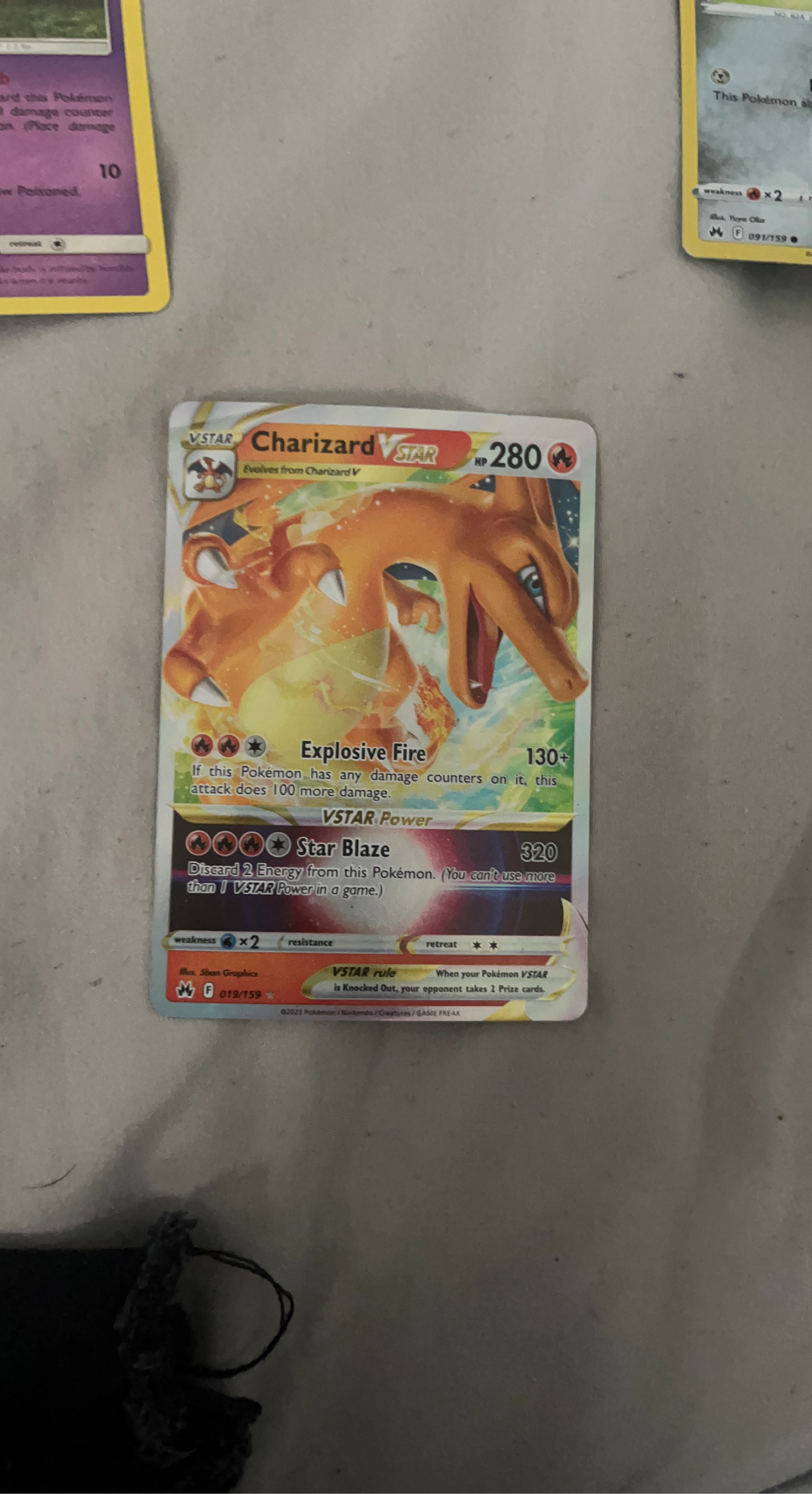 Pokemon Charizard VSTAR 019/159 Trading Card