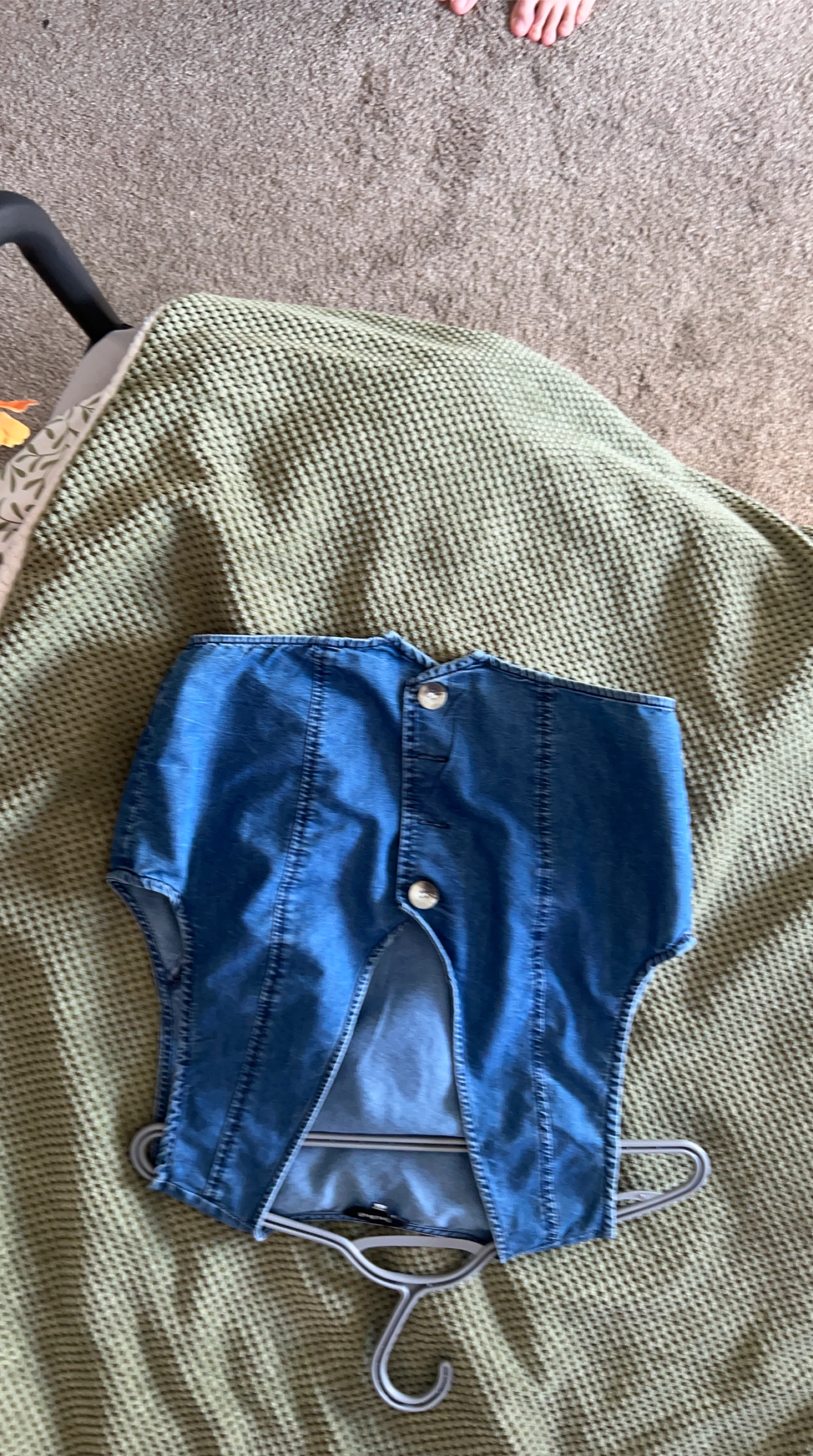 Blue Denim vest