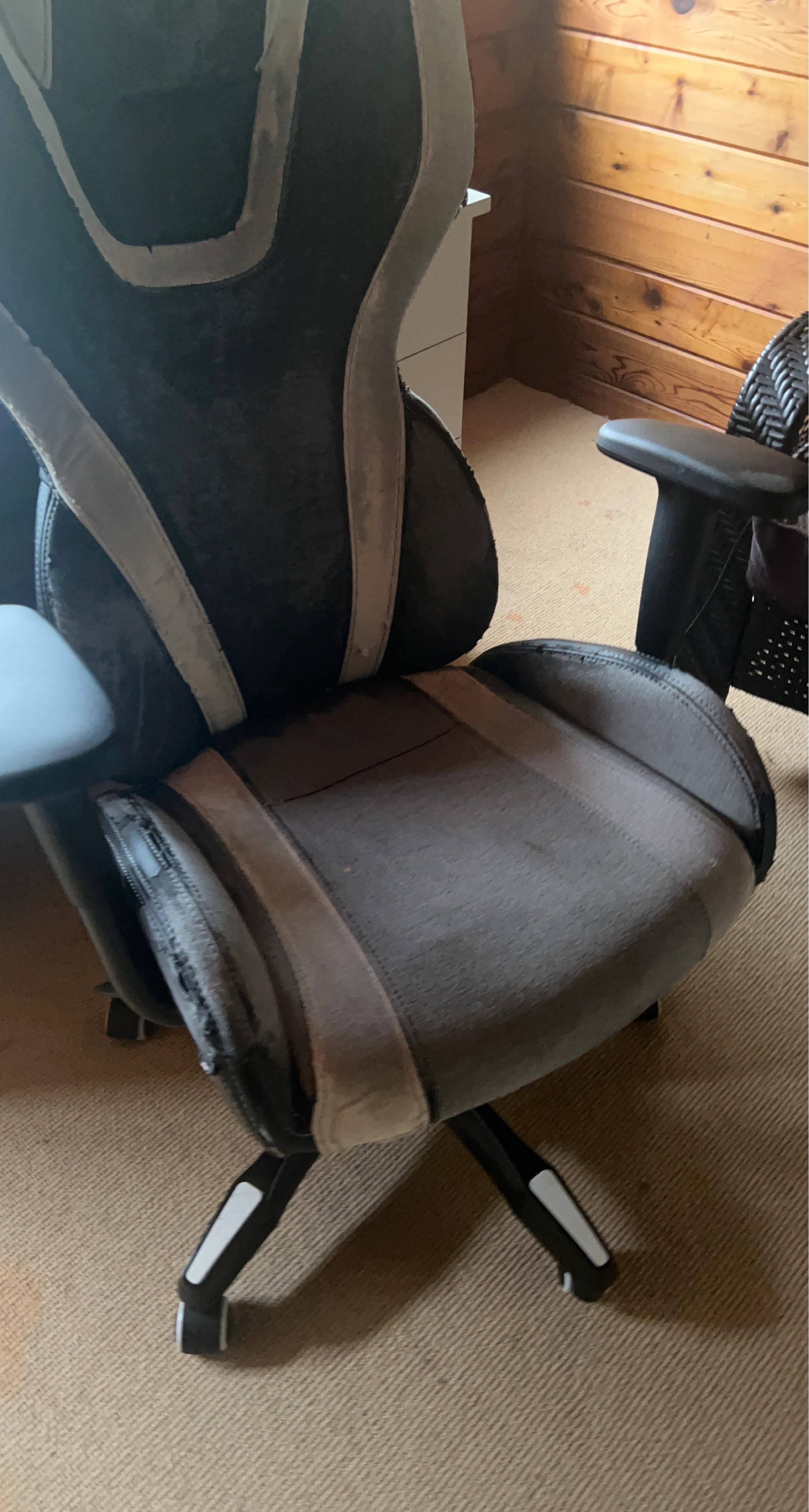 Black and Grey Gaming Chair