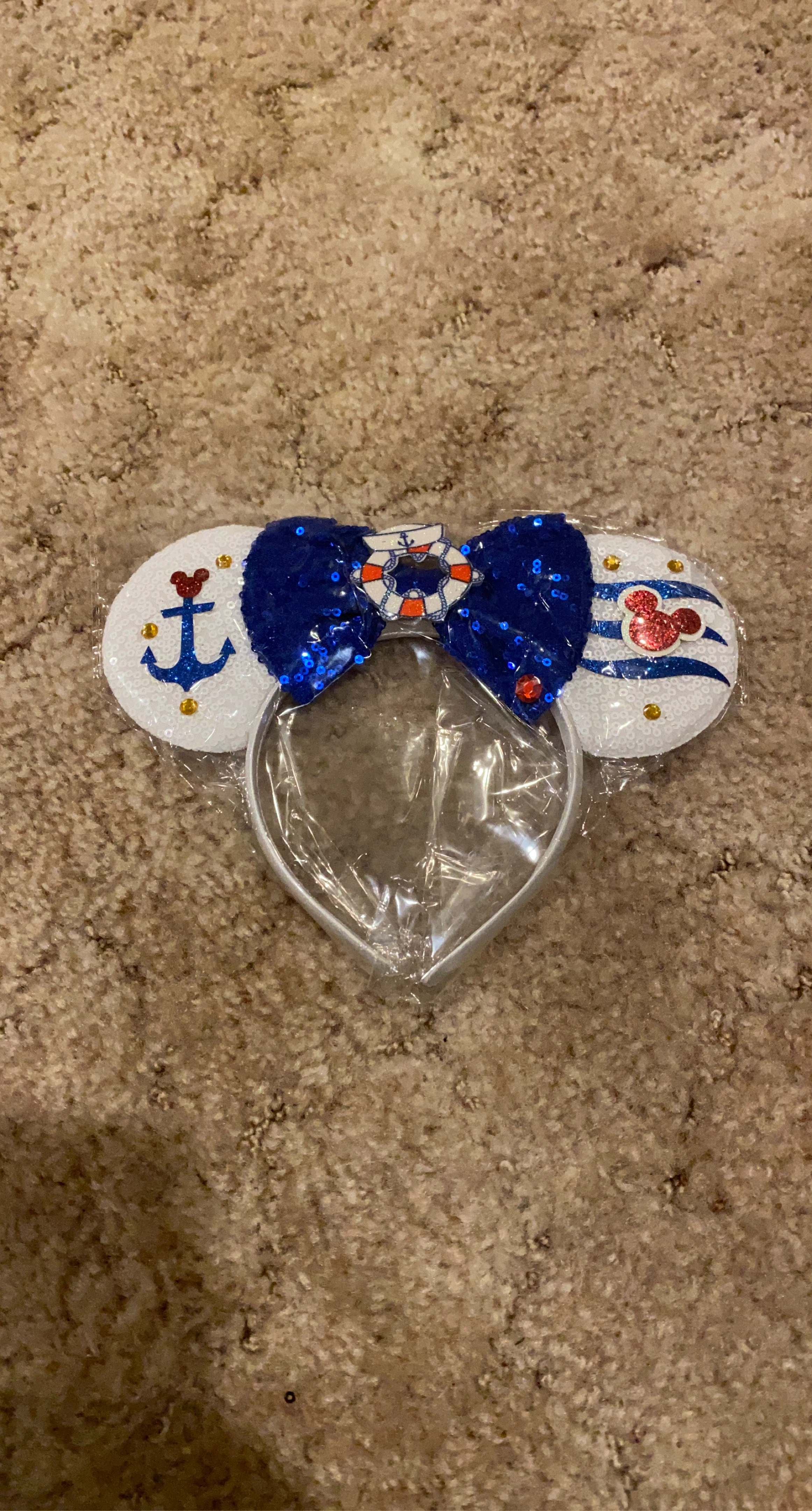 Disney Nautical Mouse Ears Headband