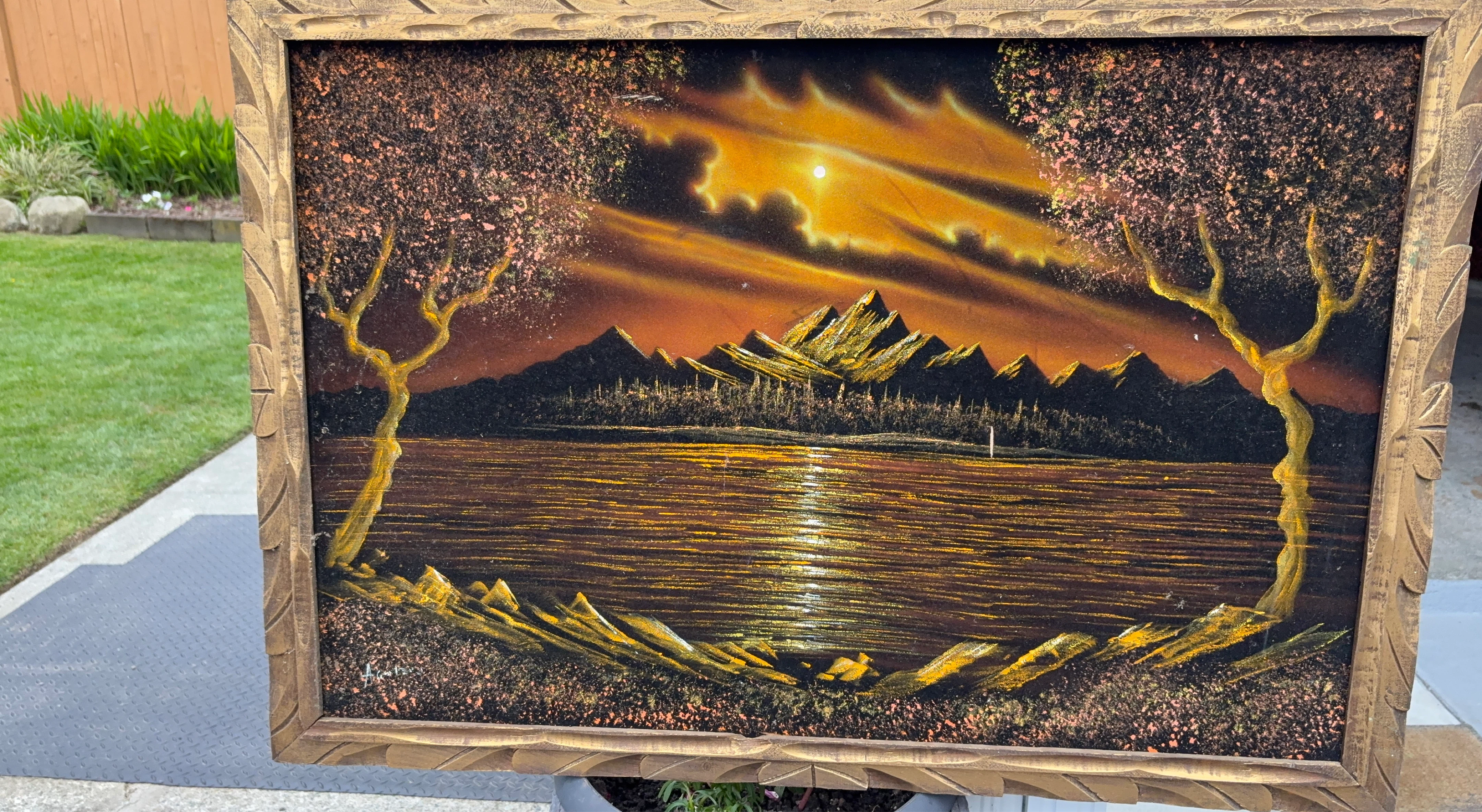Framed Landscape Painting