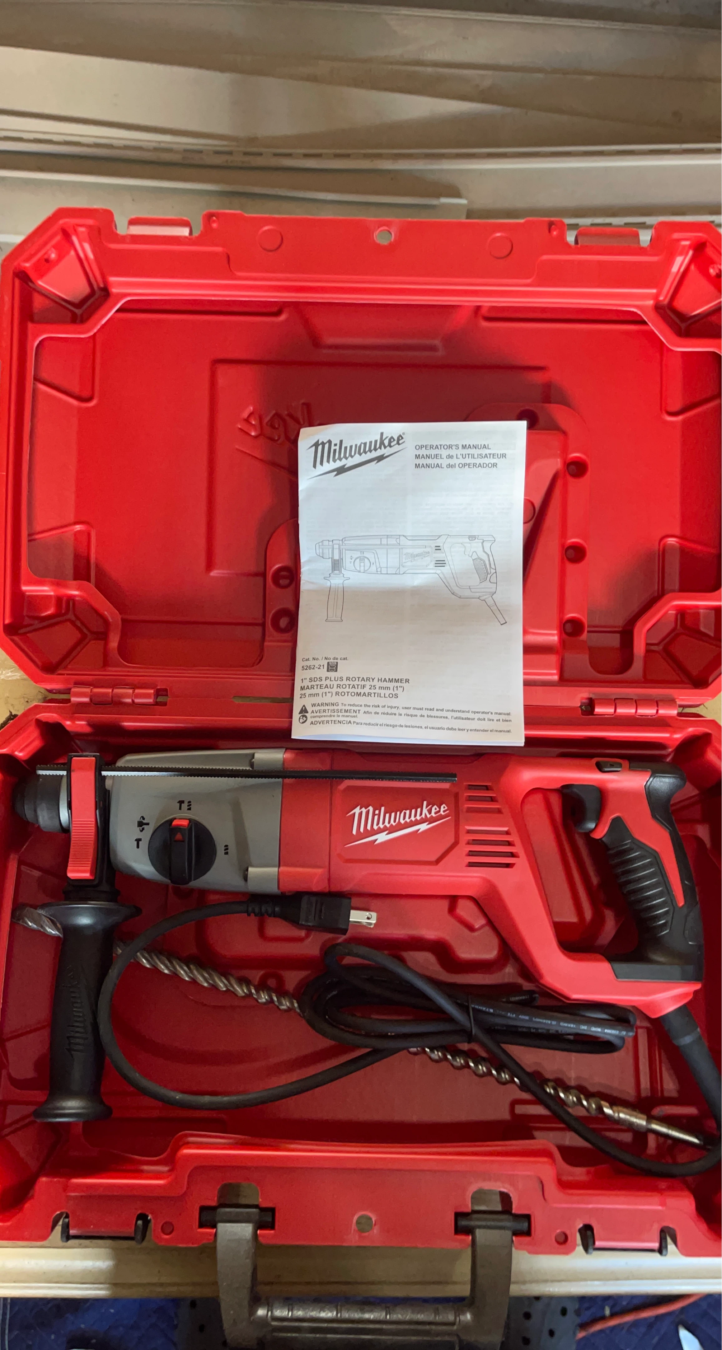 Milwaukee 1" SDS Plus Rotary Hammer