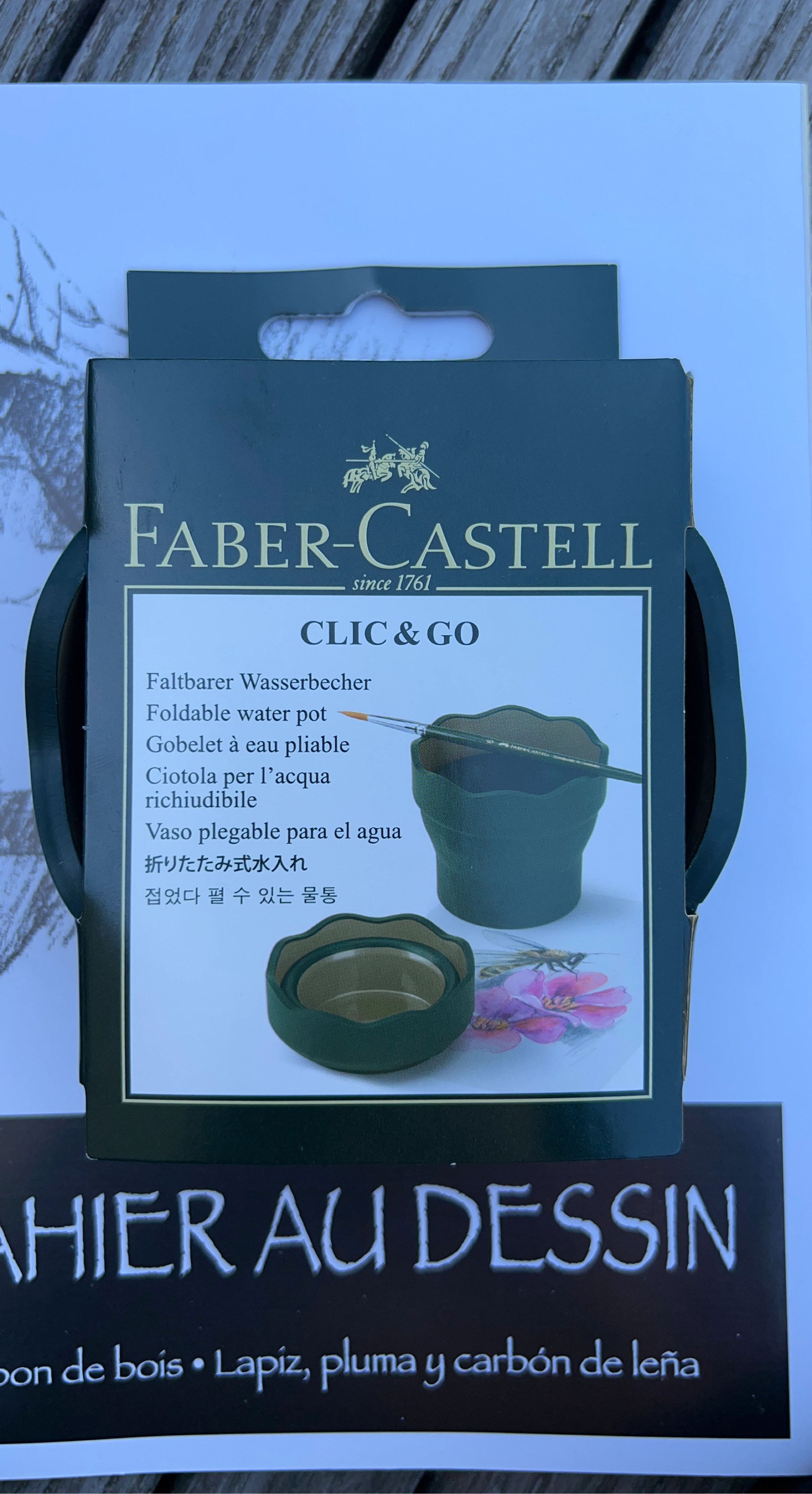 Faber-Castell CLIC & GO Foldable Water Pot