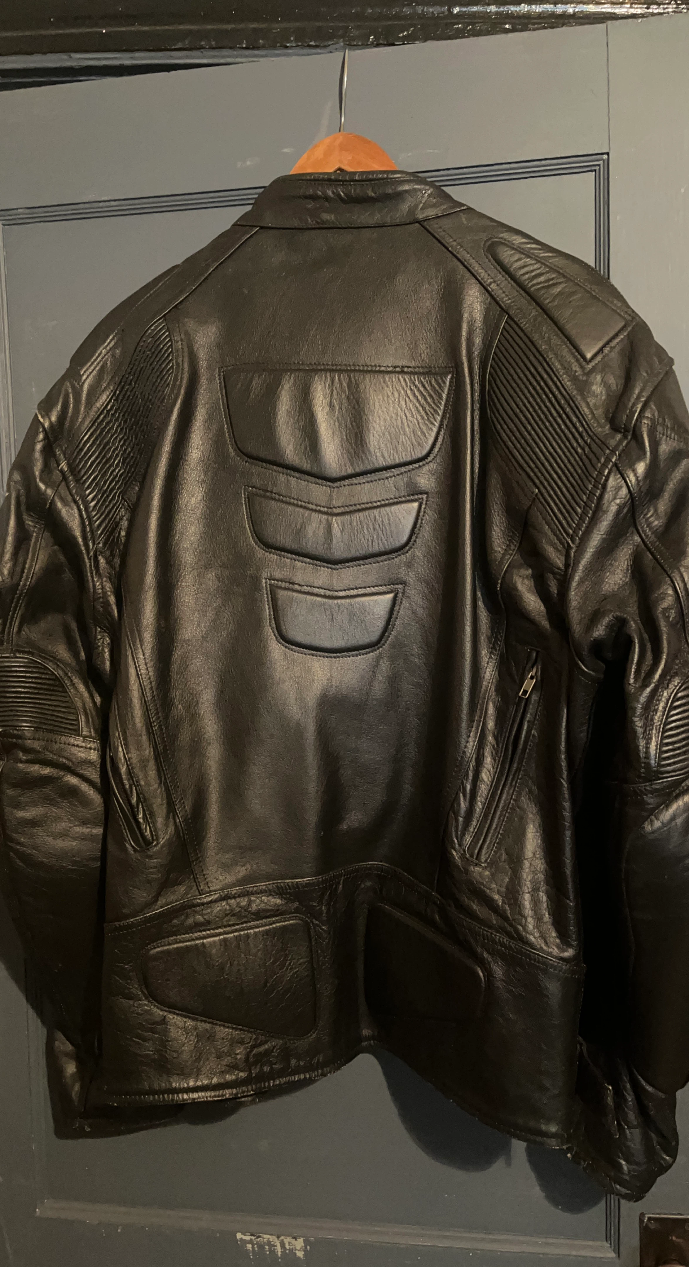 Black Leather Motorcycle Jacket