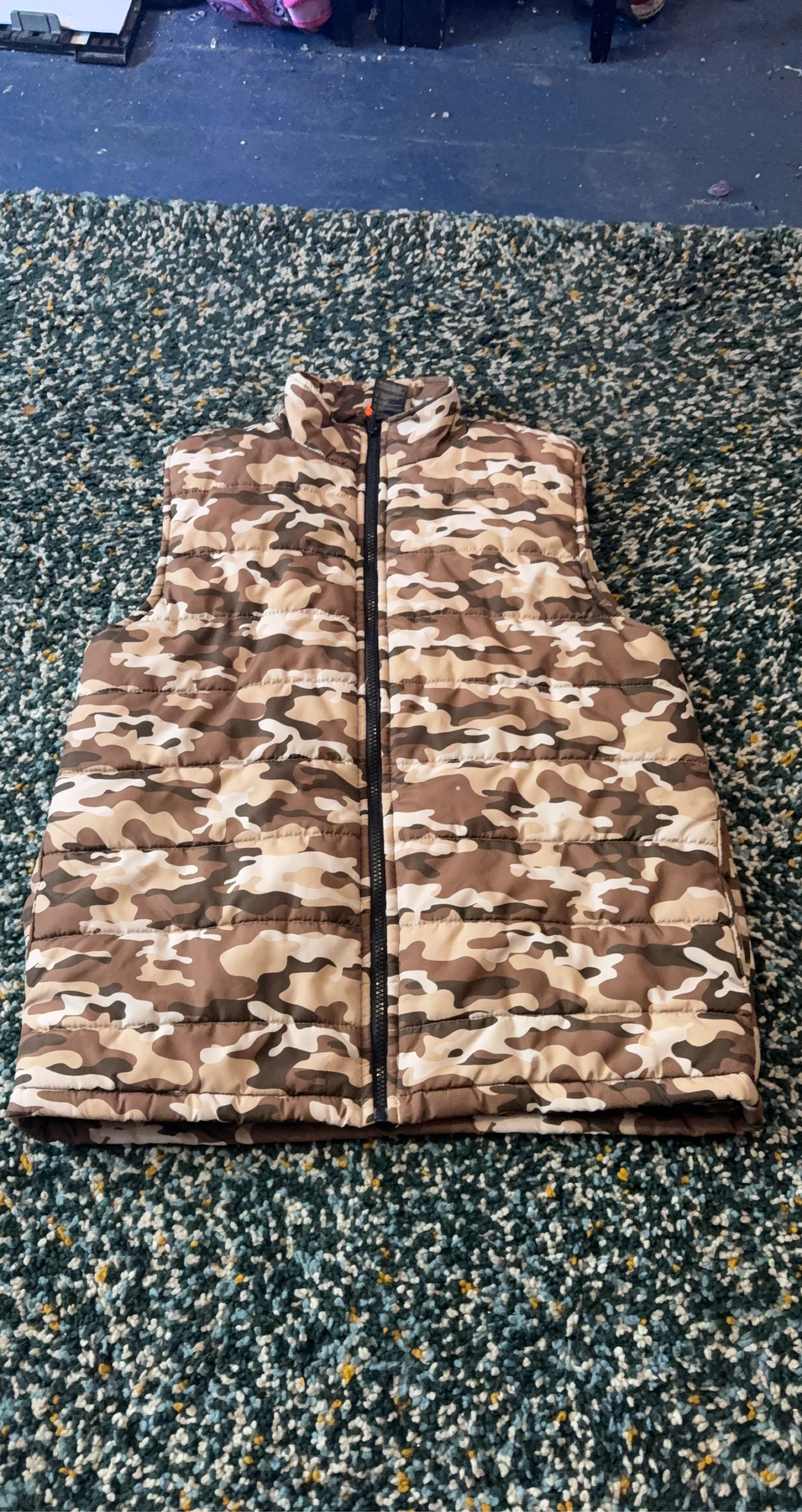 Camo Puffer Vest