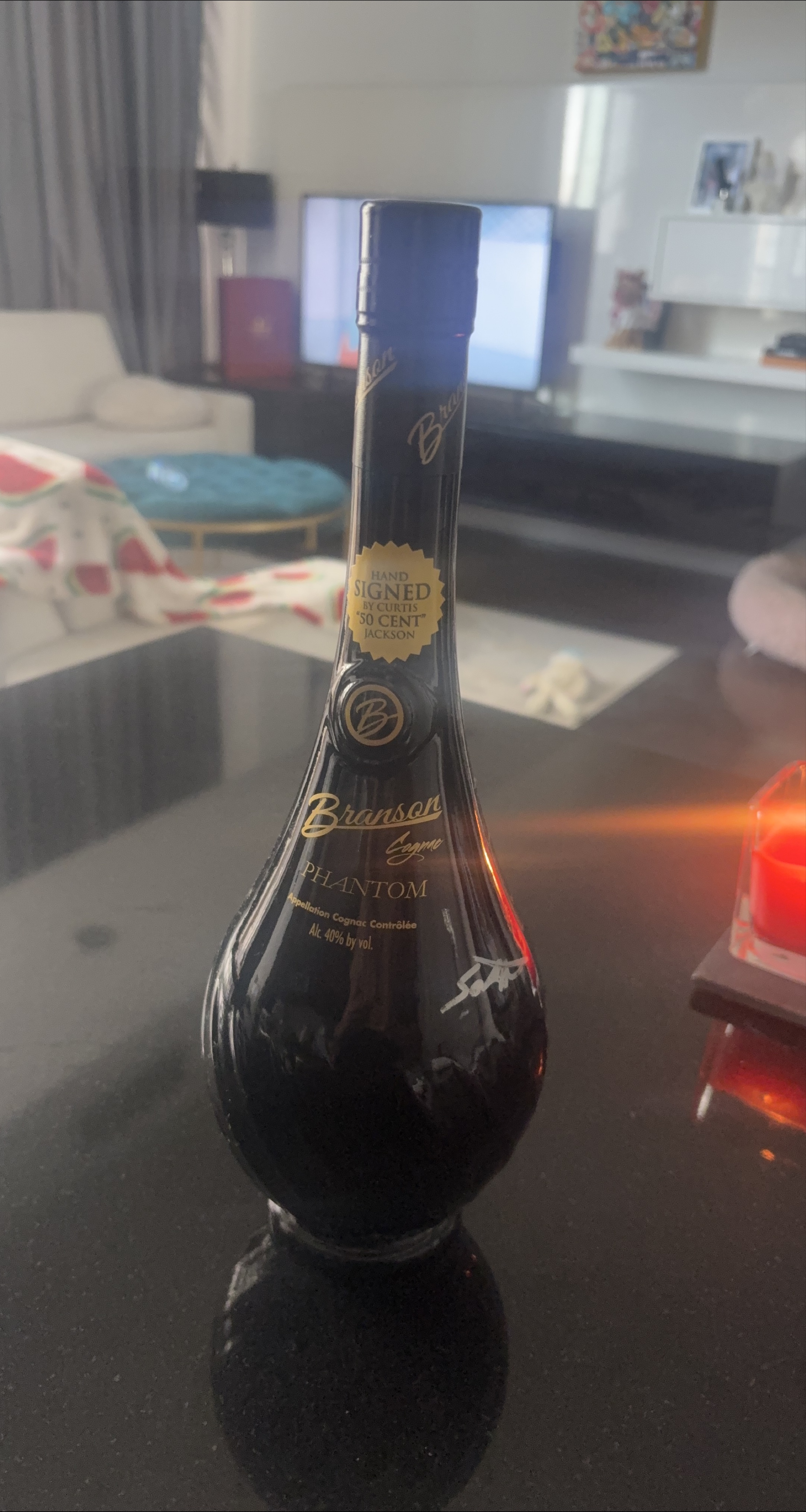 Branson Phantom Cognac Hand Signed by 50 Cent