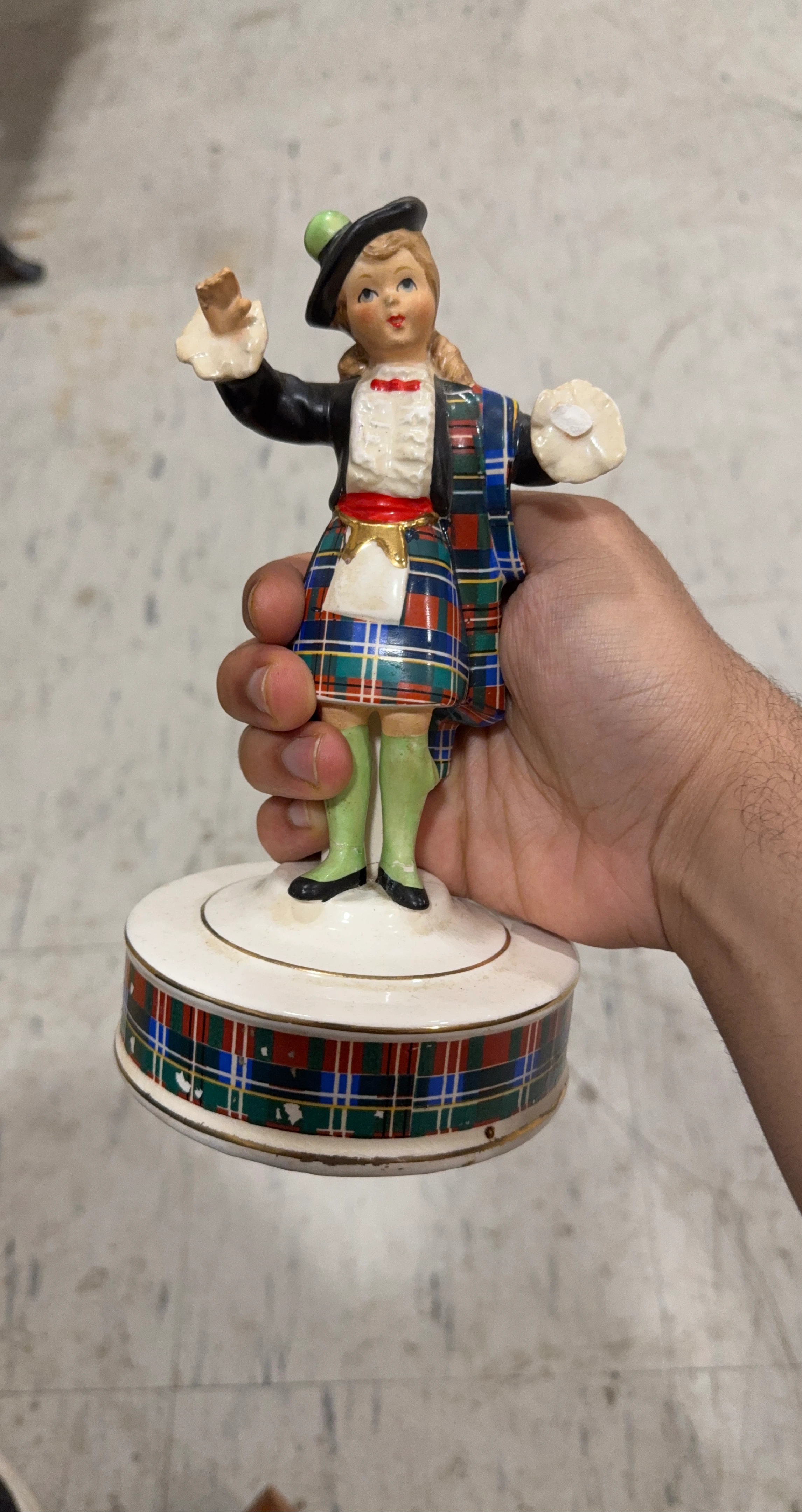 Ceramic Figurine of a Scottish Dancer
