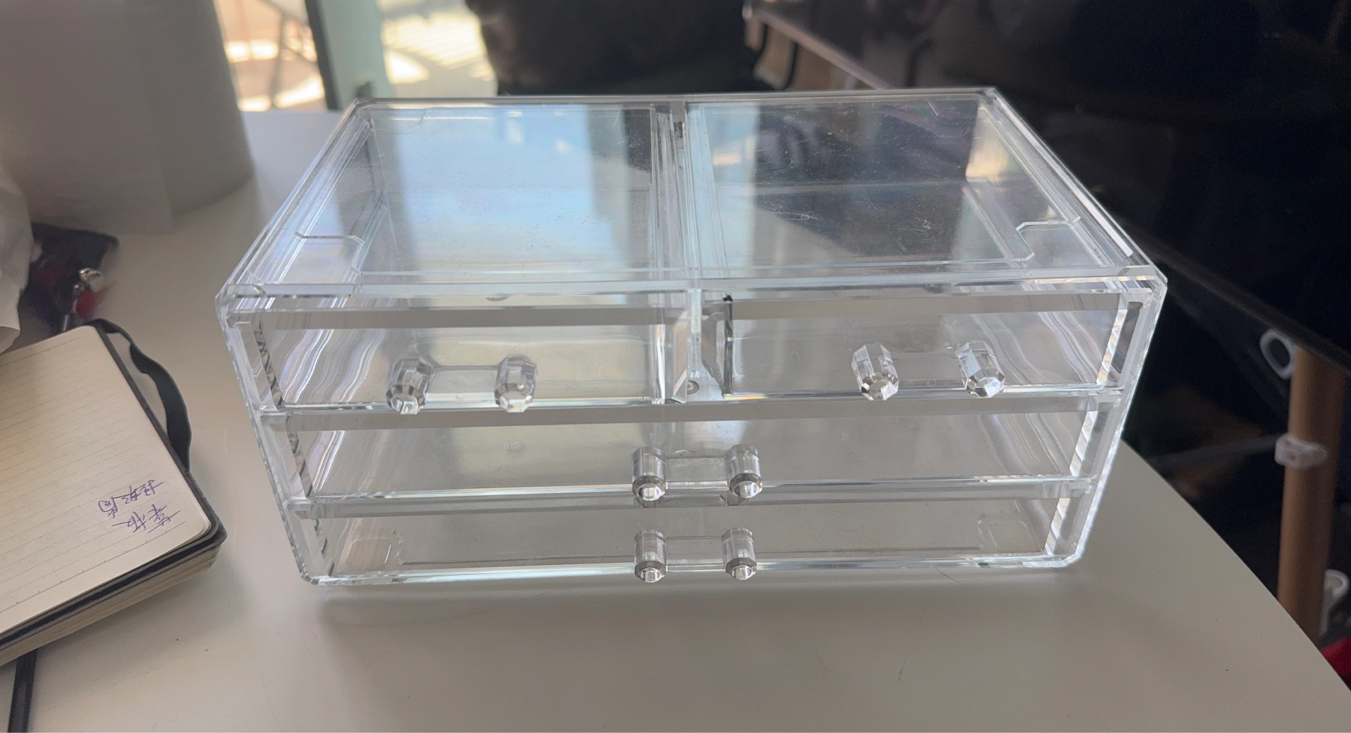 Clear Acrylic Makeup Organizer with Drawers