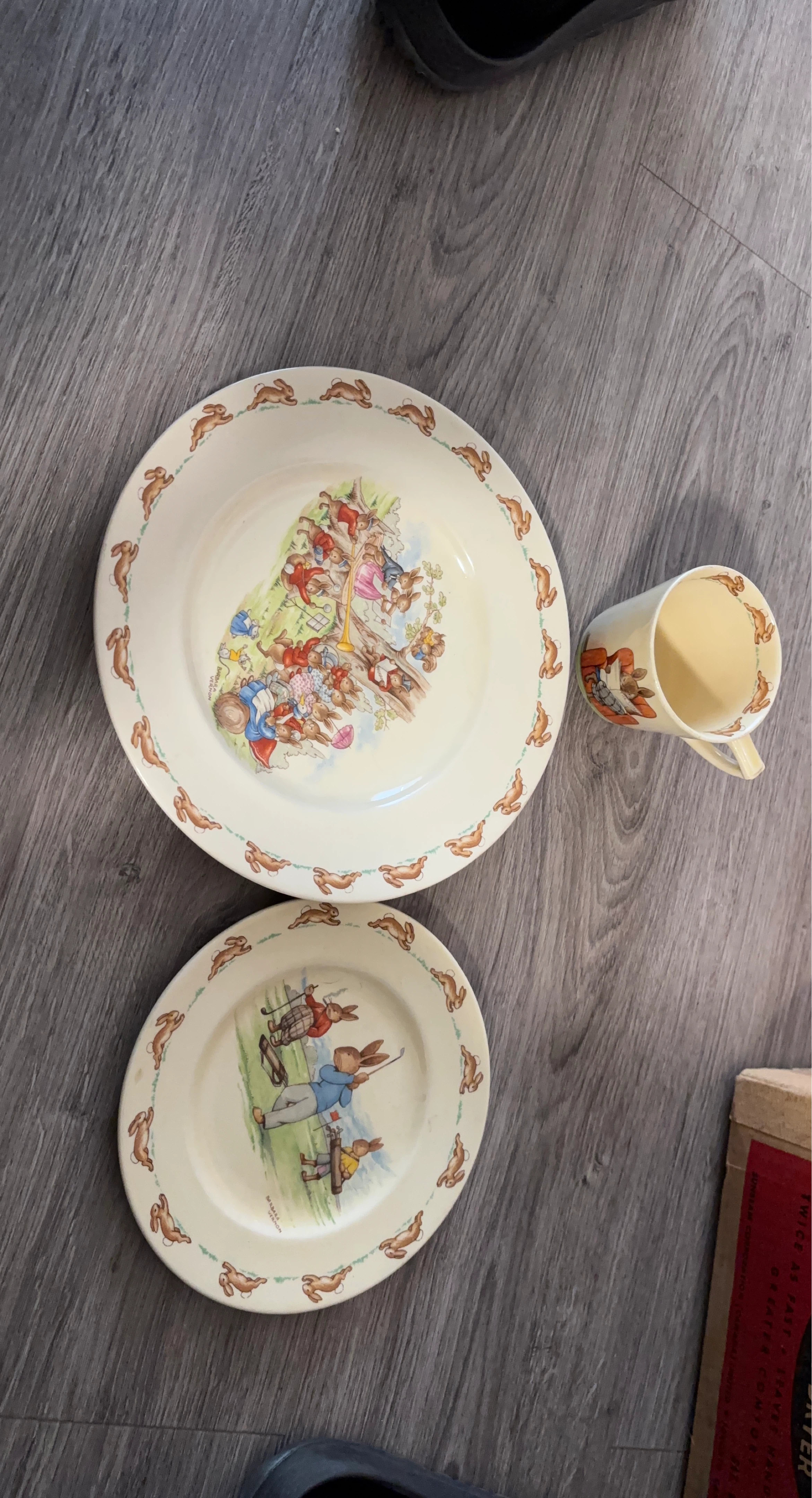 Beatrix Potter "The Tale of Peter Rabbit" Plate and Mug Set