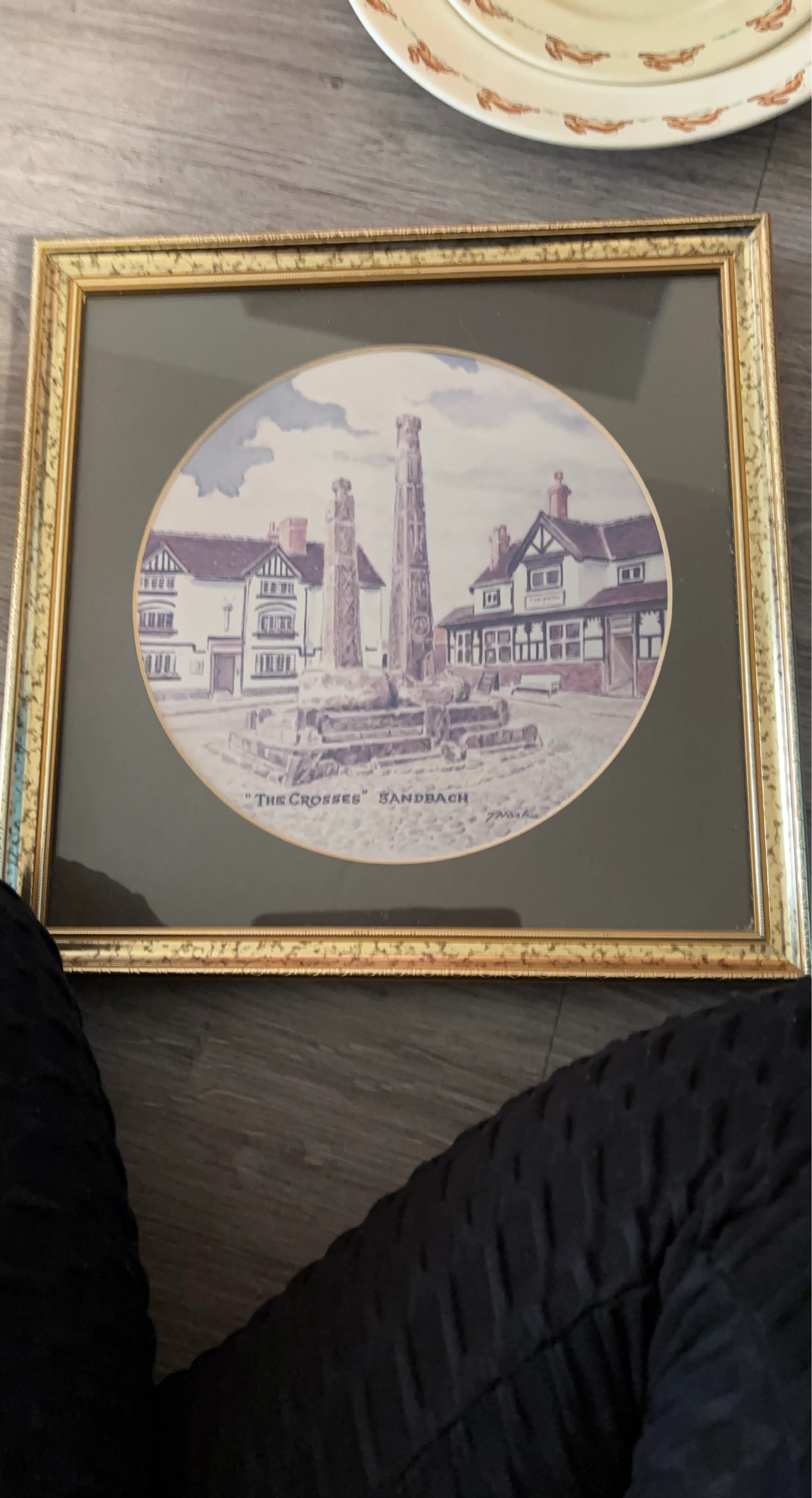 Framed Print "The Crosses" Sandbach