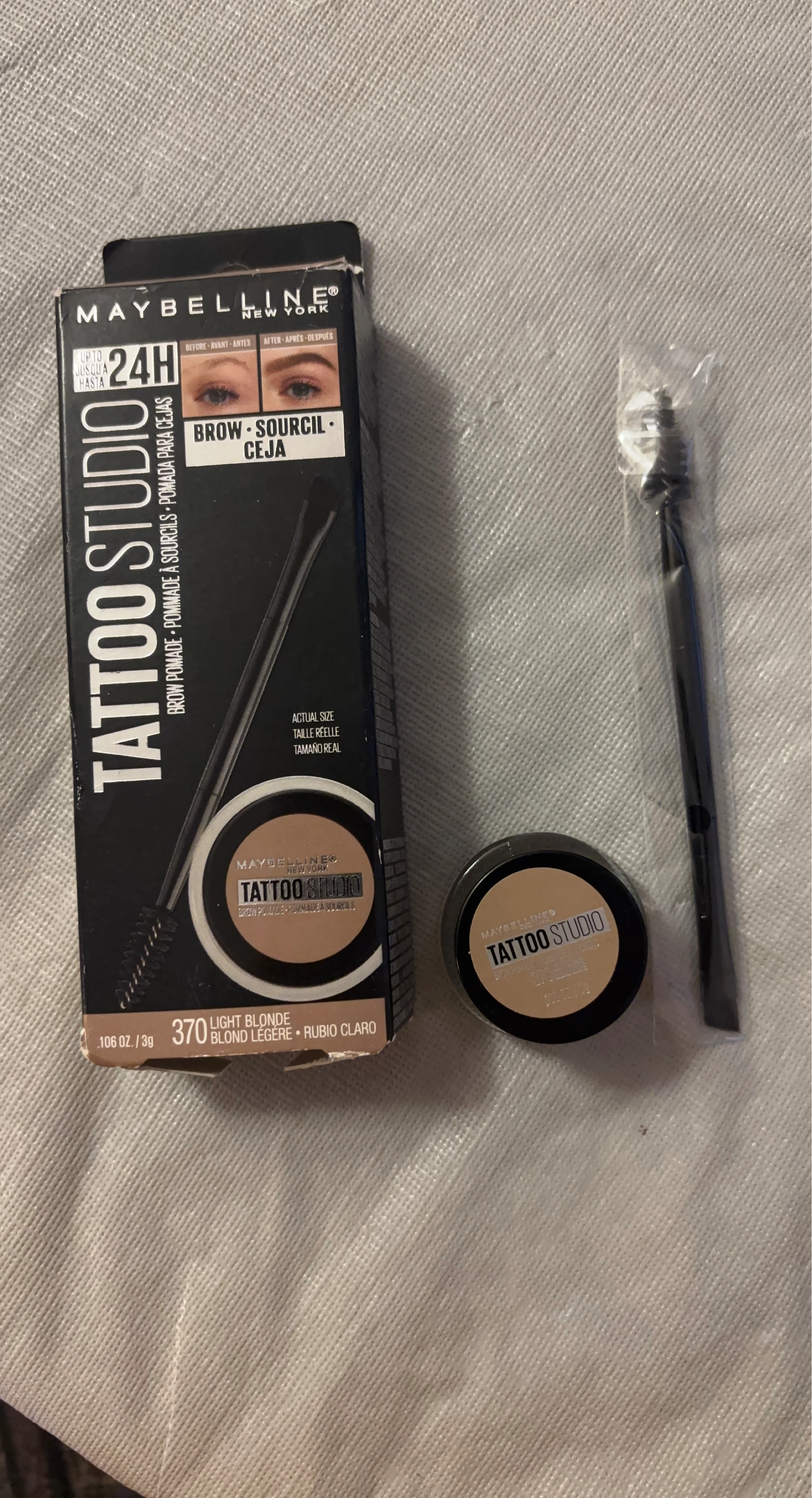 Maybelline Tattoo Studio Brow Pomade 370 Light Blonde