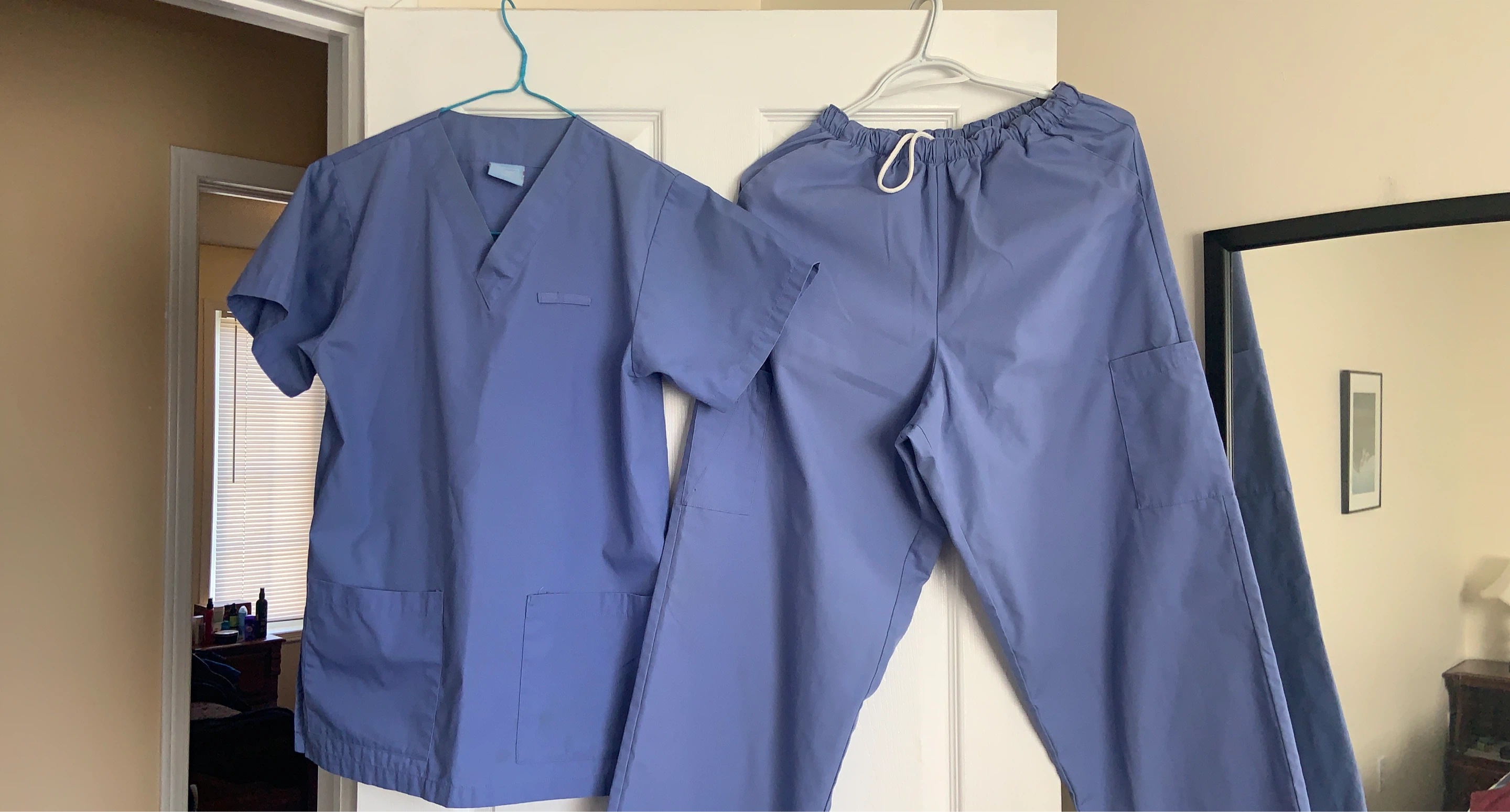 Light Blue Scrub Set