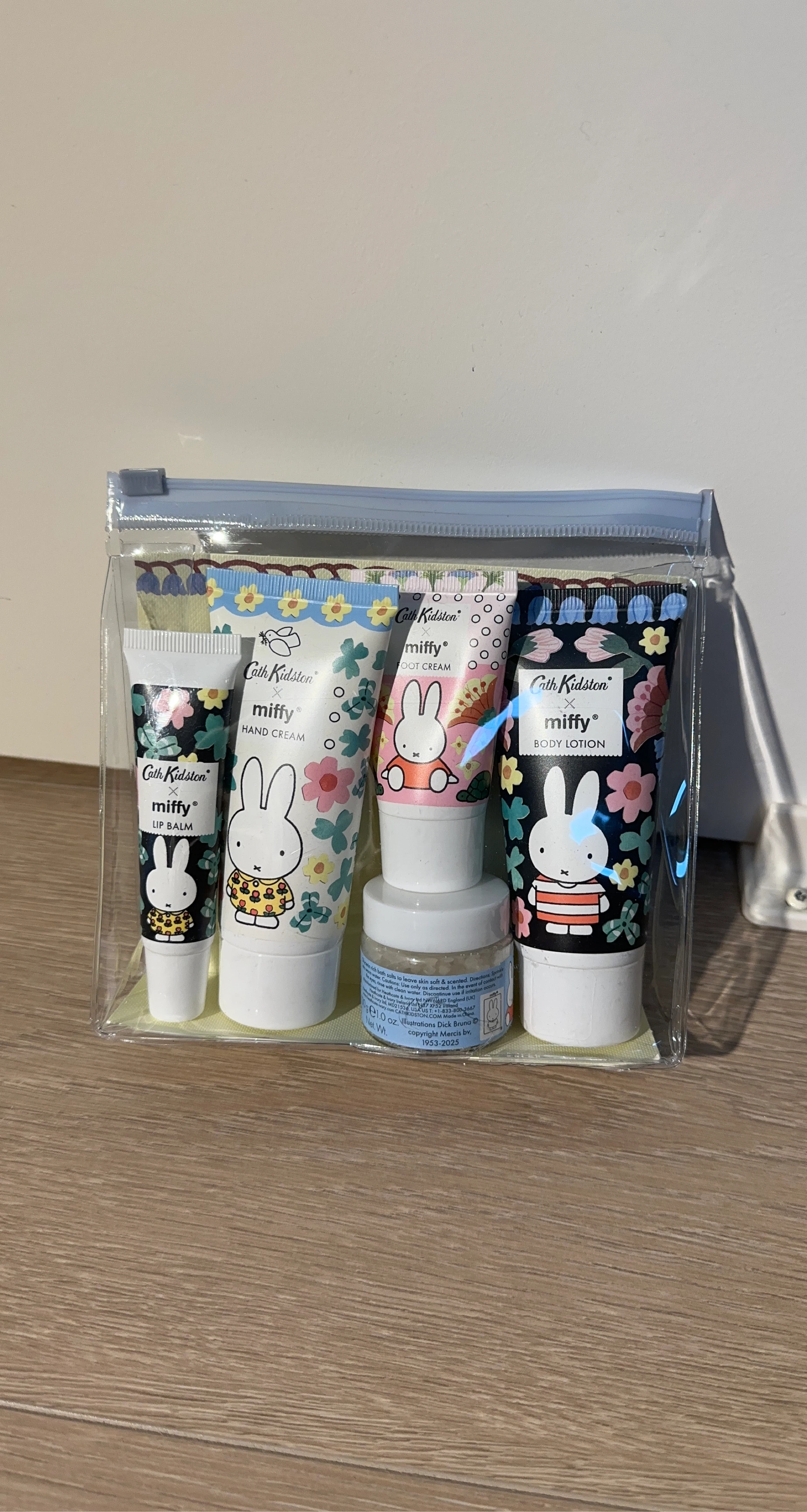 Cath Kidston x Miffy collaboration travel set