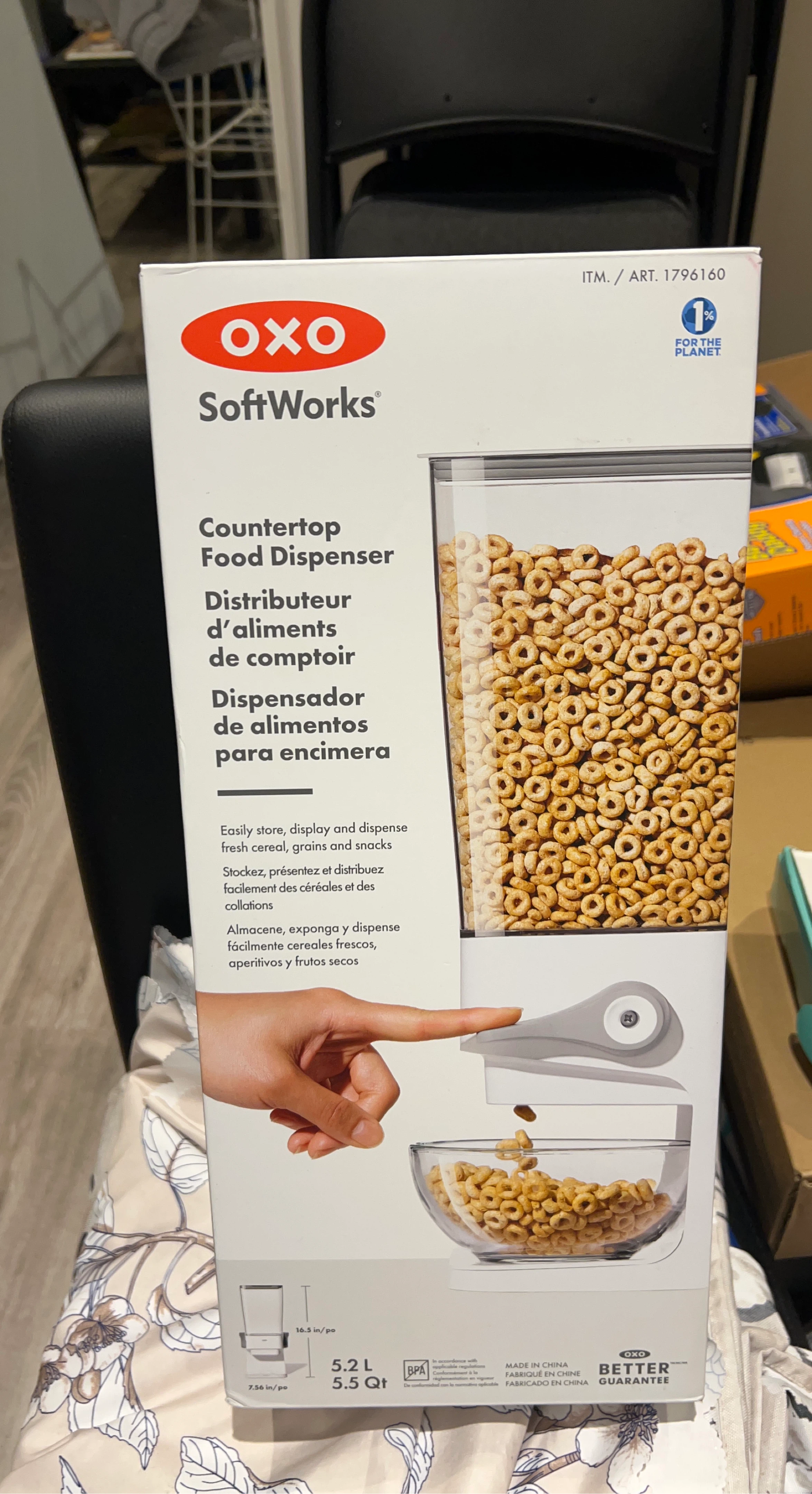 OXO SoftWorks Countertop Food Dispenser 5.2 L