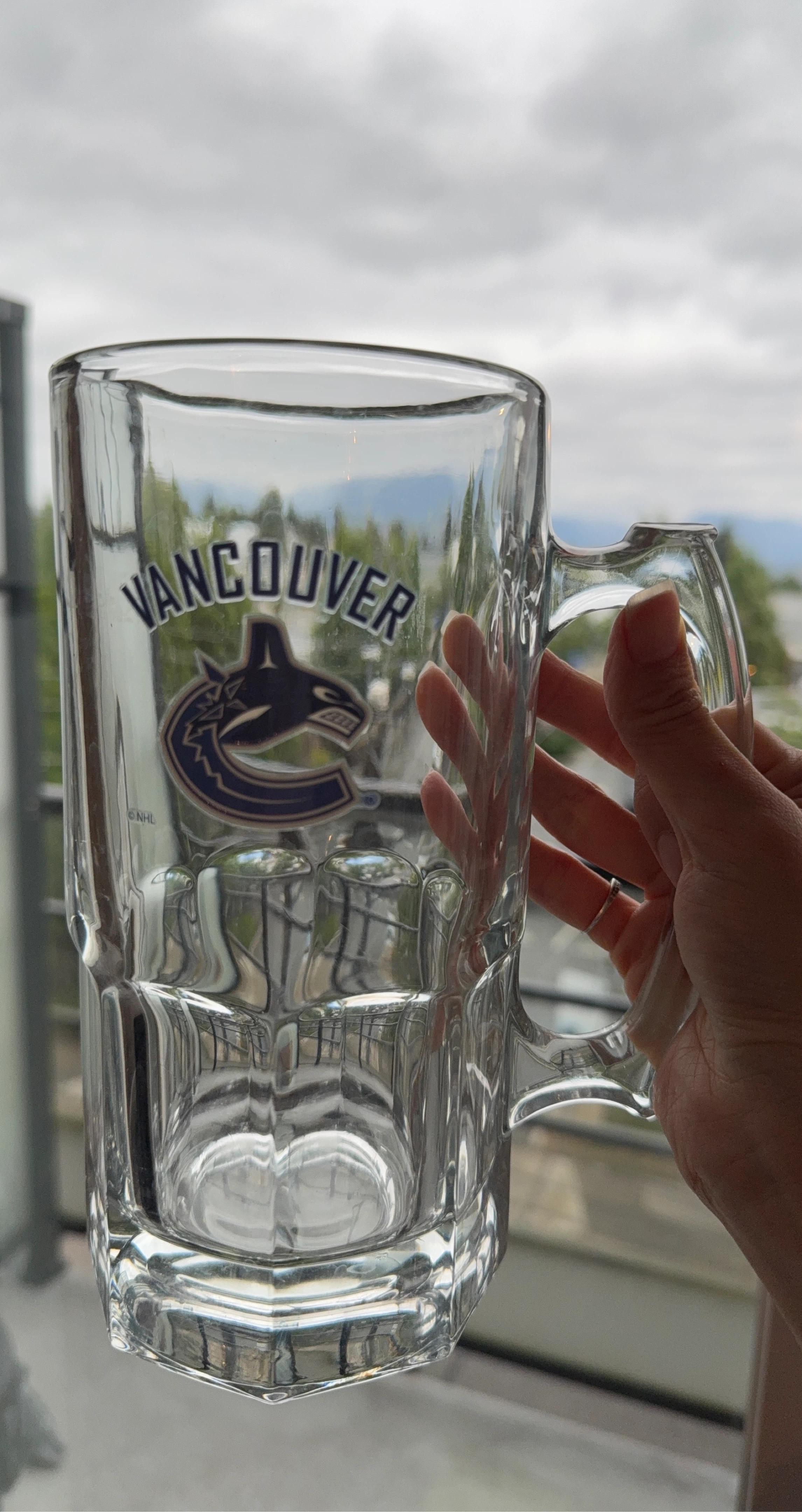 Vancouver Canucks Beer Mug