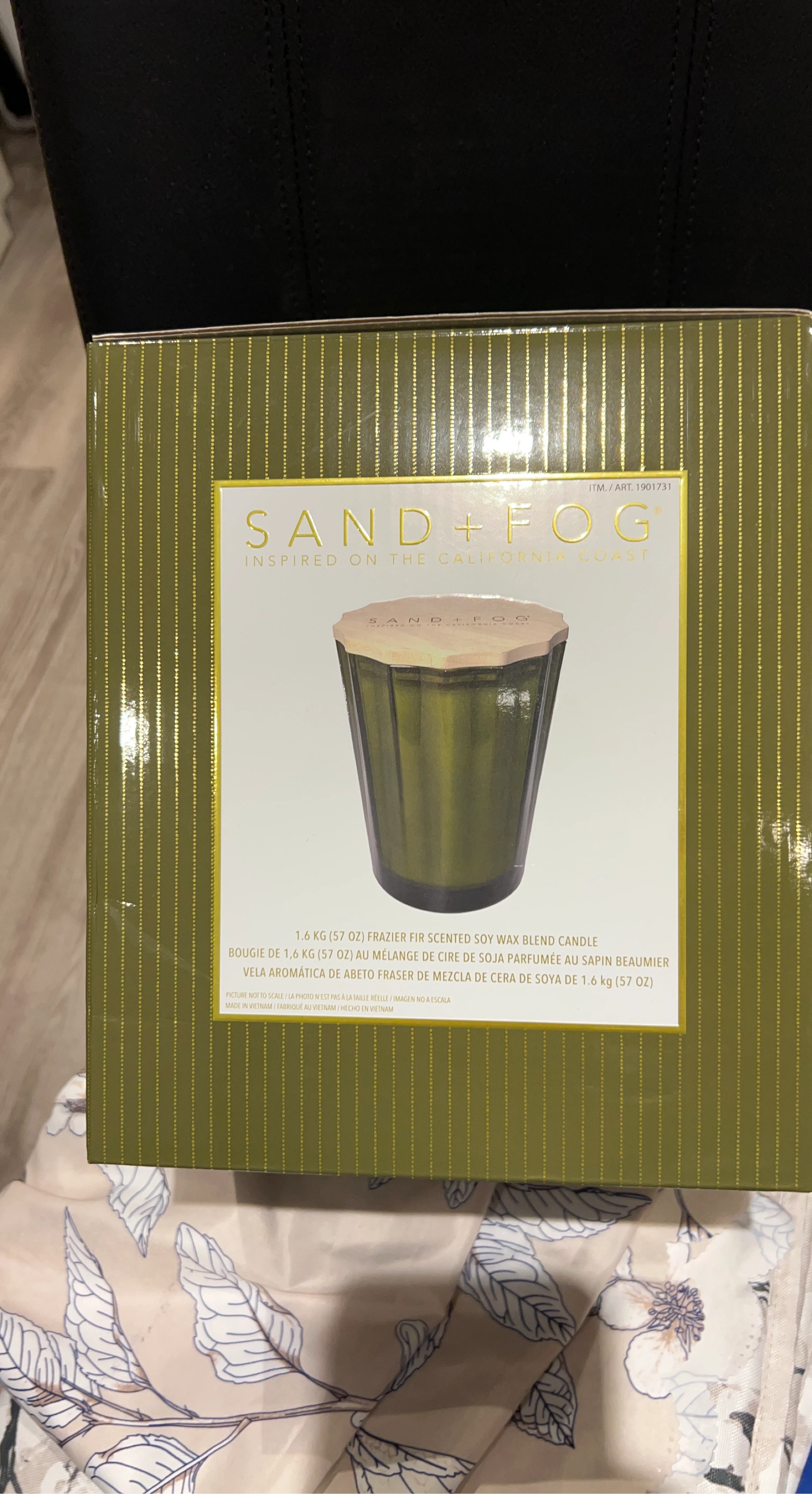 Sand + Fog Frazier Fir Scented Soy Wax Blend Candle 1.6kg