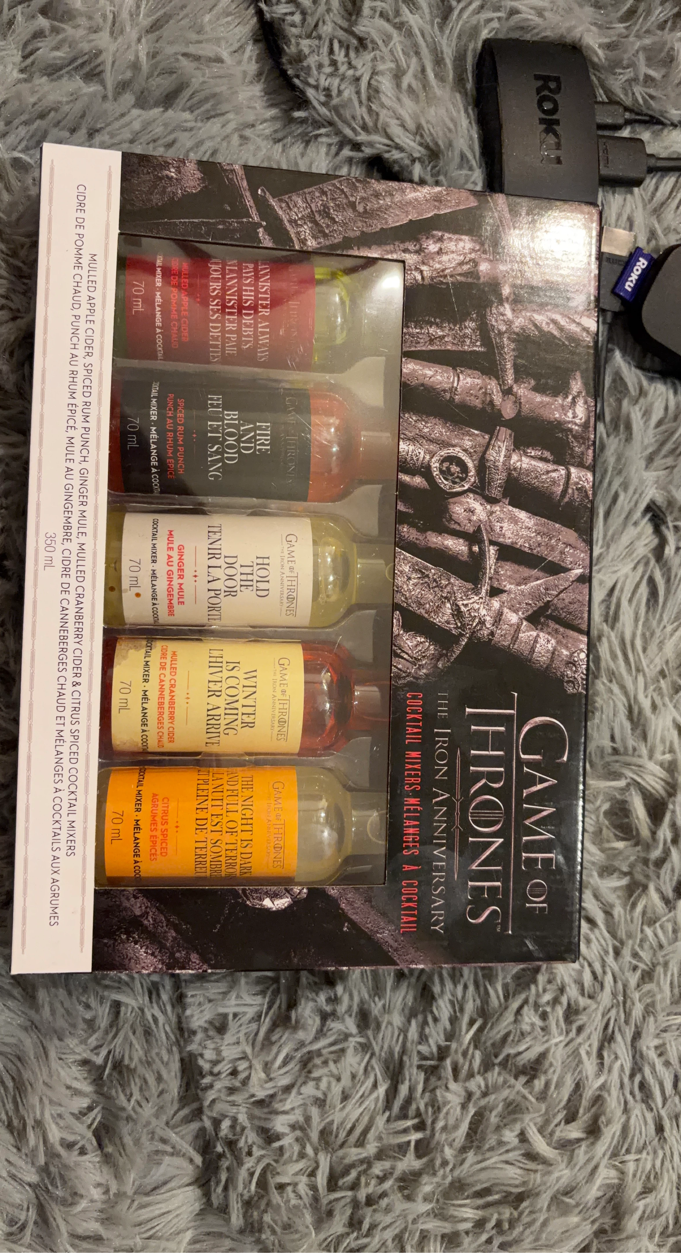 Game of Thrones The Iron Anniversary Cocktail Mixers Set