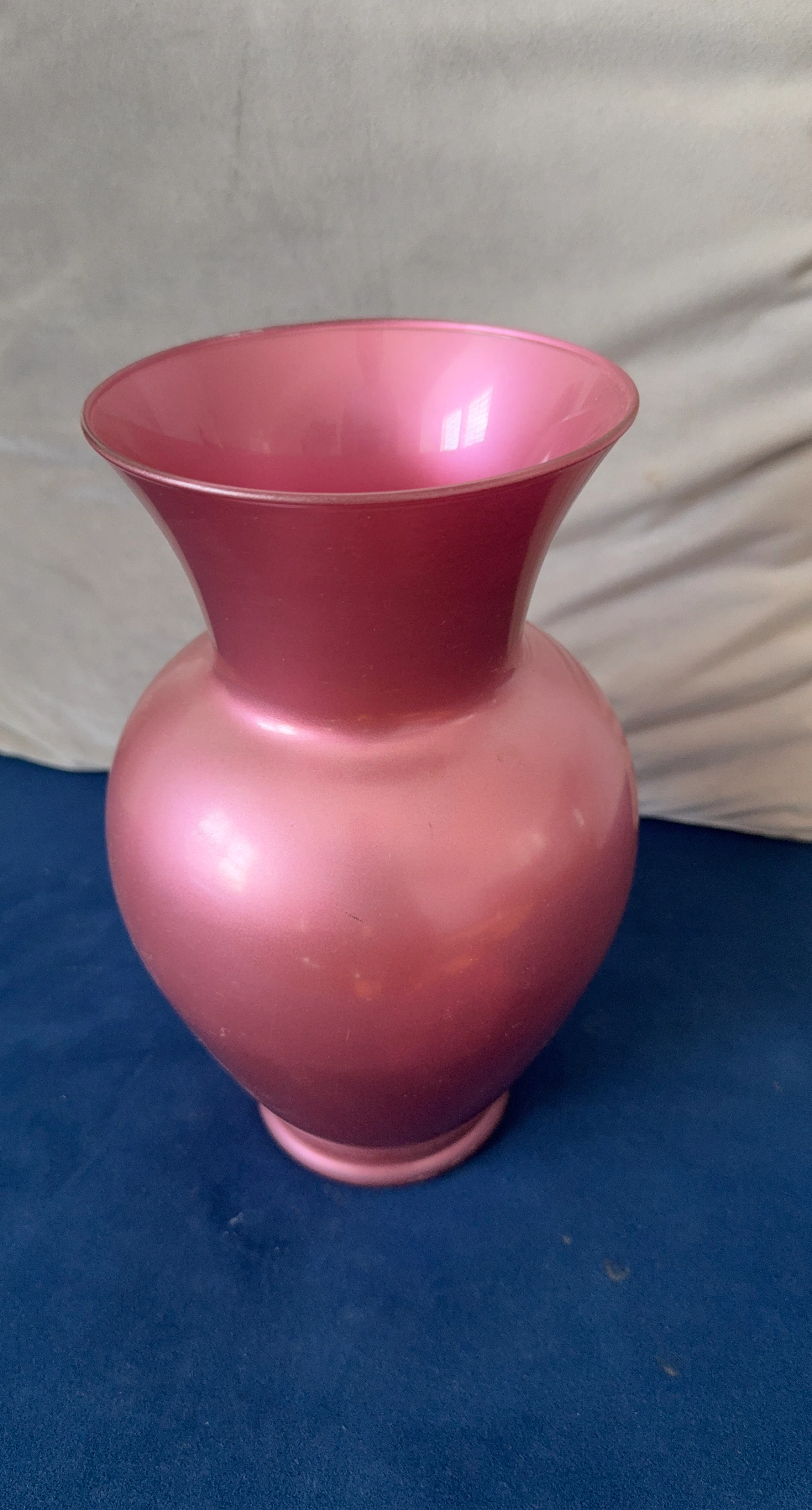 Metallic Pink Vase