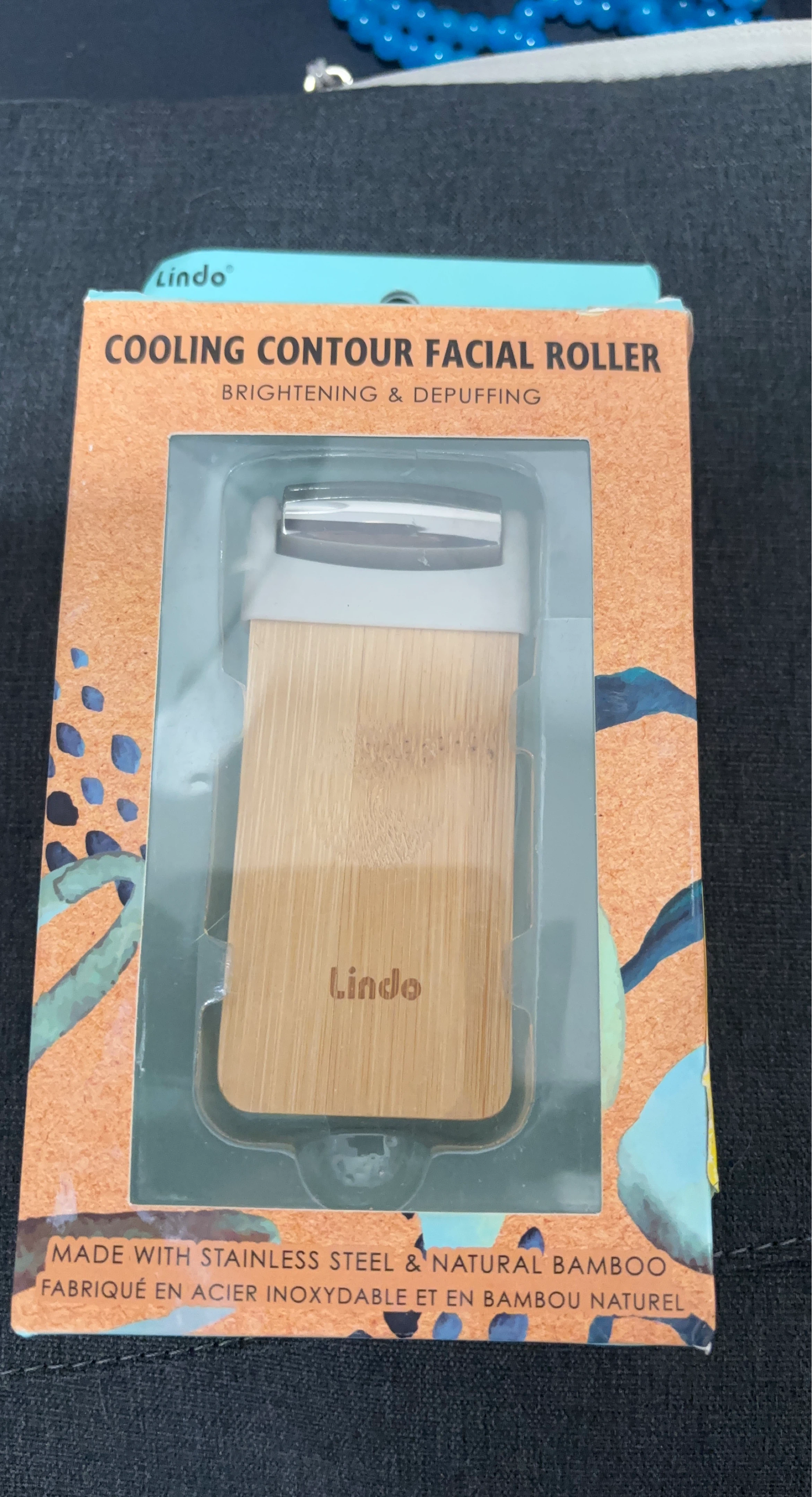 Lindo Cooling Contour Facial Roller - Brightening & Depuffing