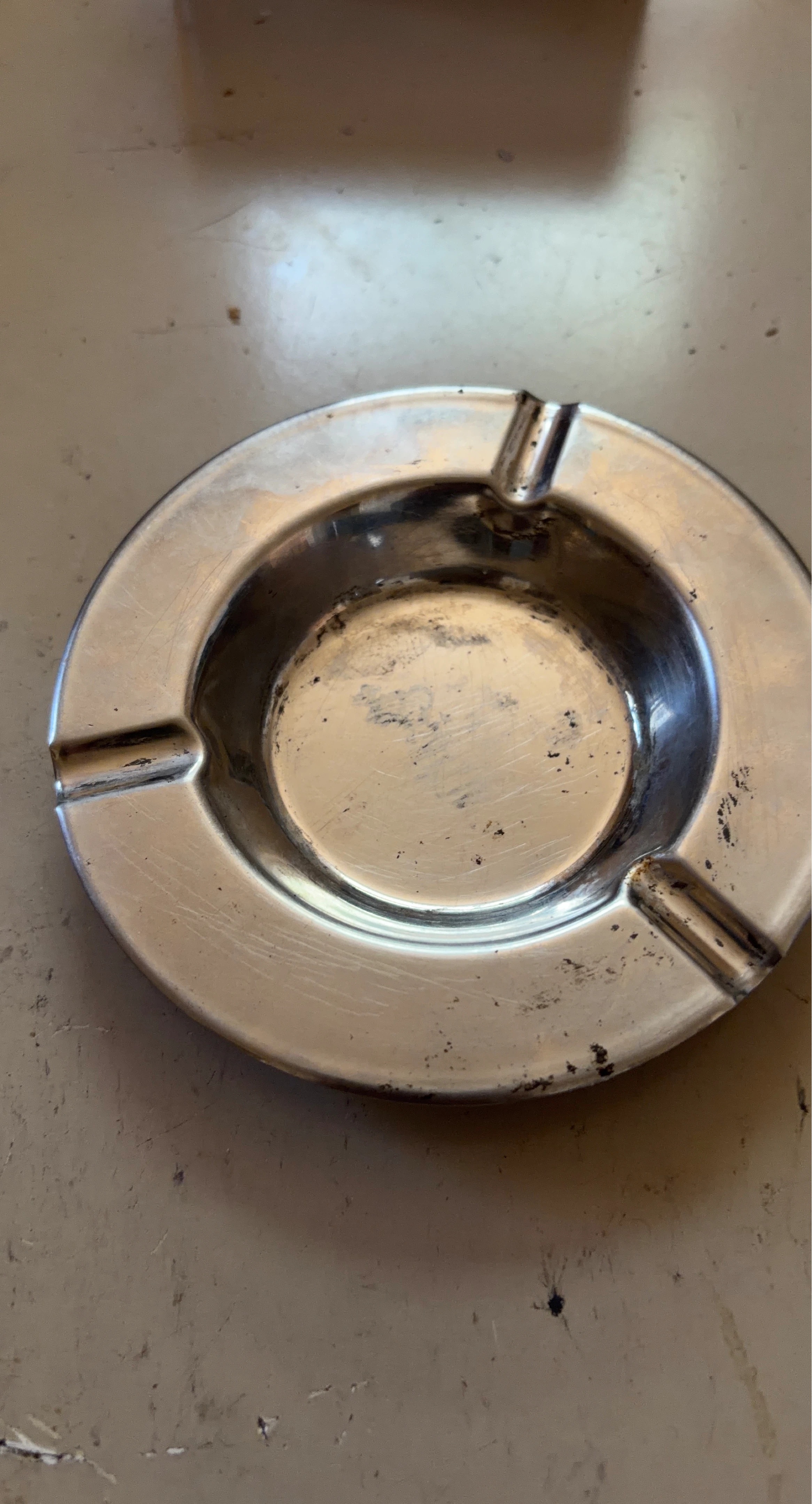 Vintage Metal Ashtray