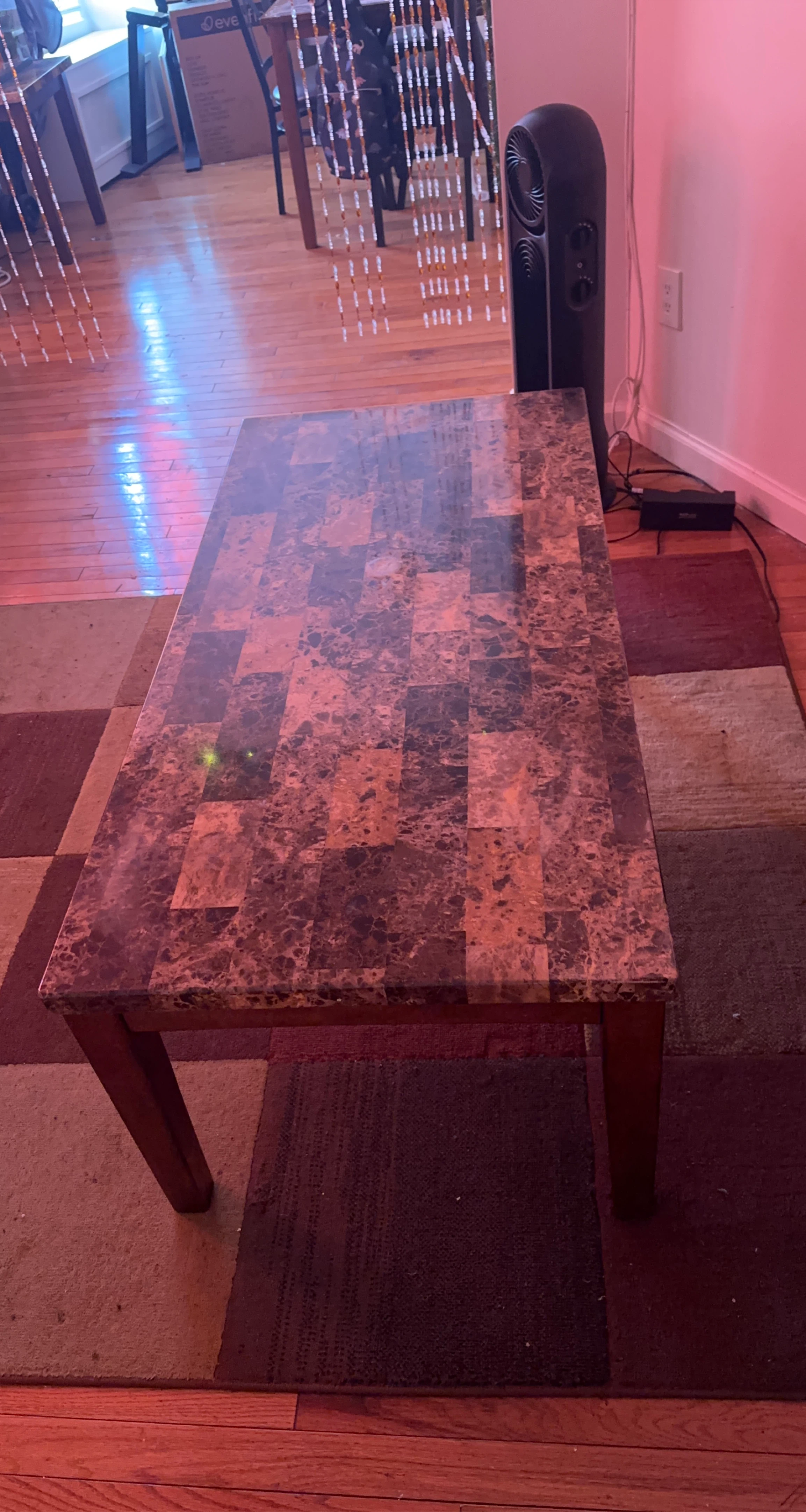 Marble Top Coffee Table