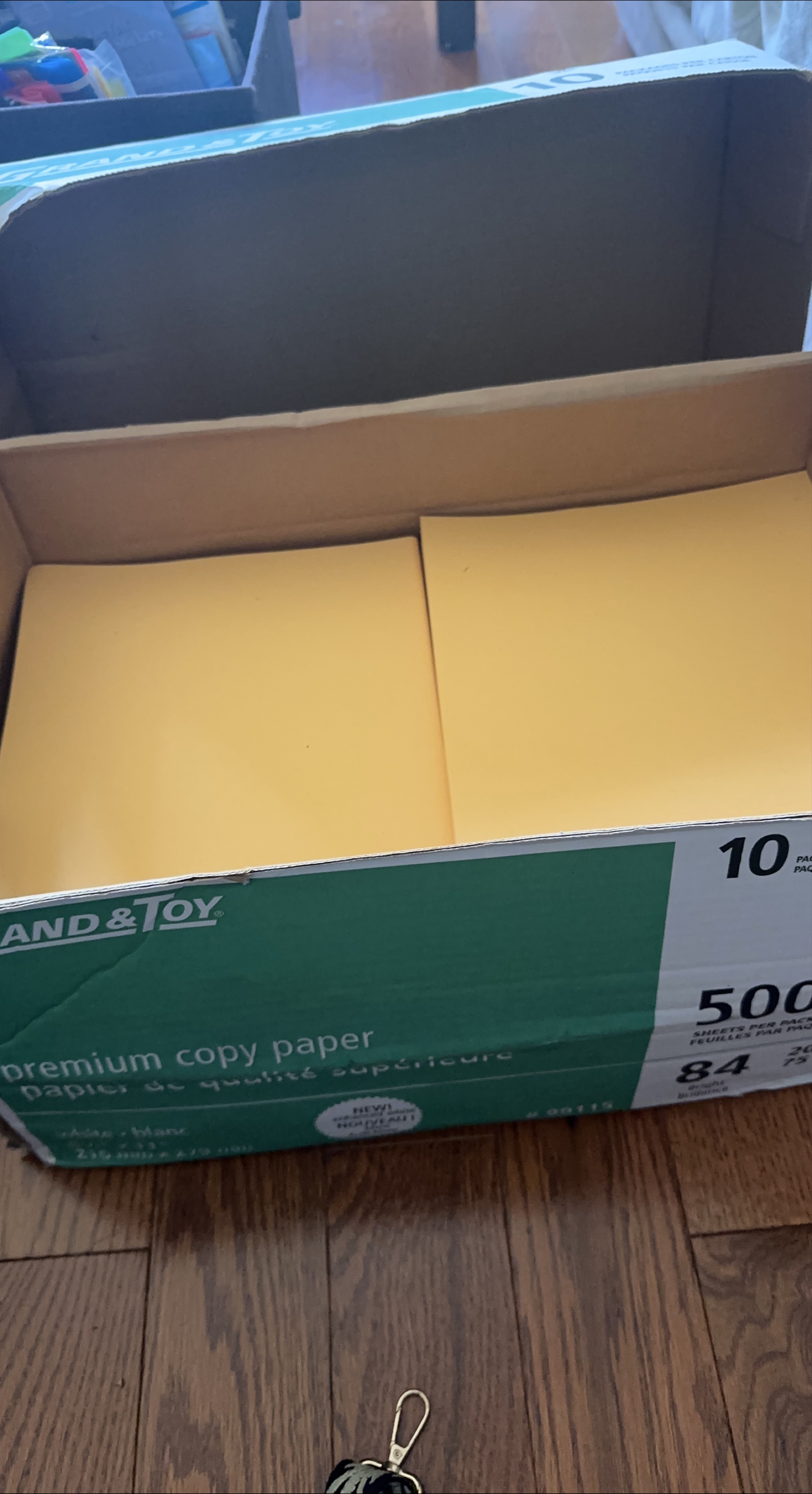 GRAND & TOY Premium Copy Paper, Yellow