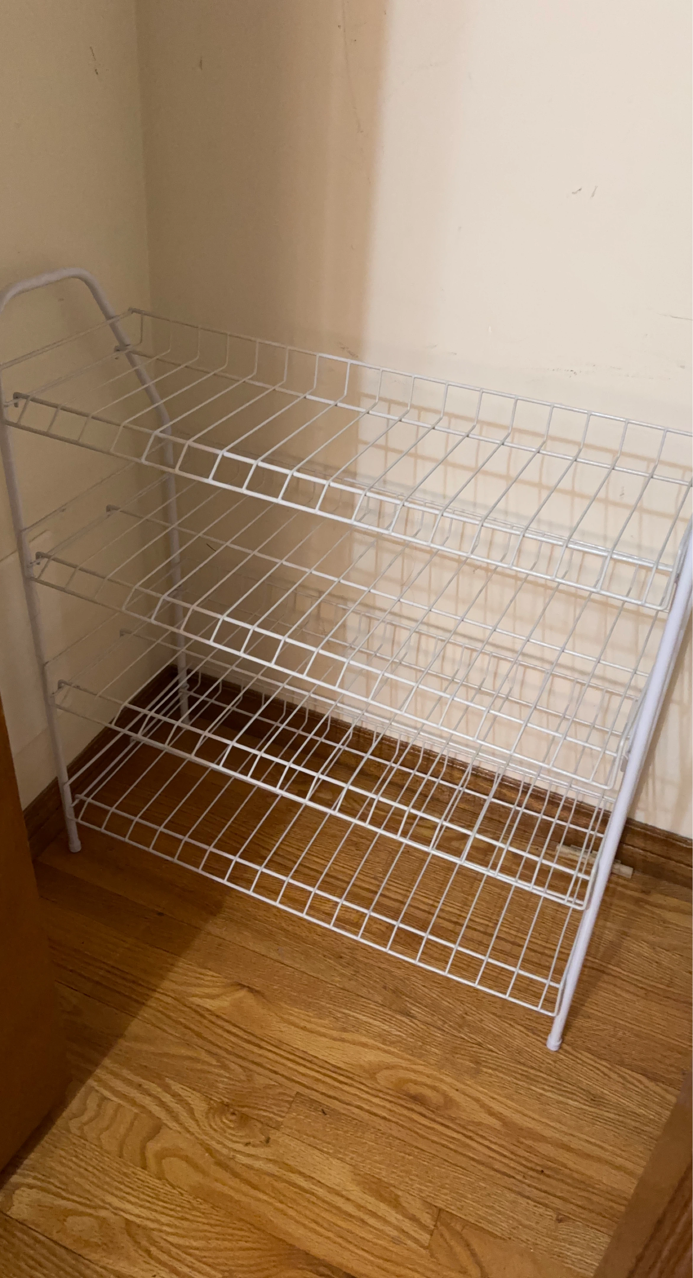White Wire Shelf Unit