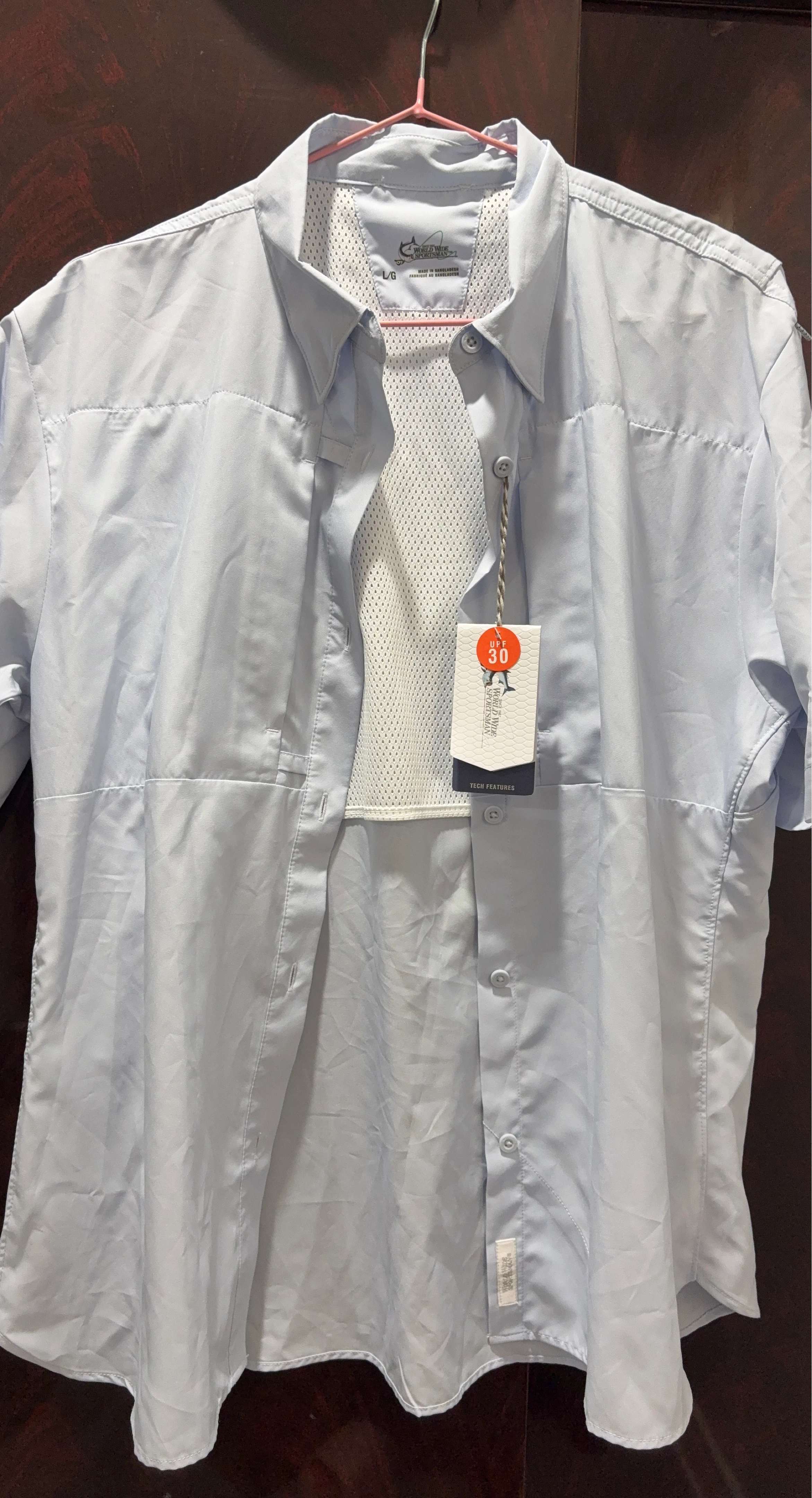World Wide Sportsman Men's UPF 30 Shirt L/G